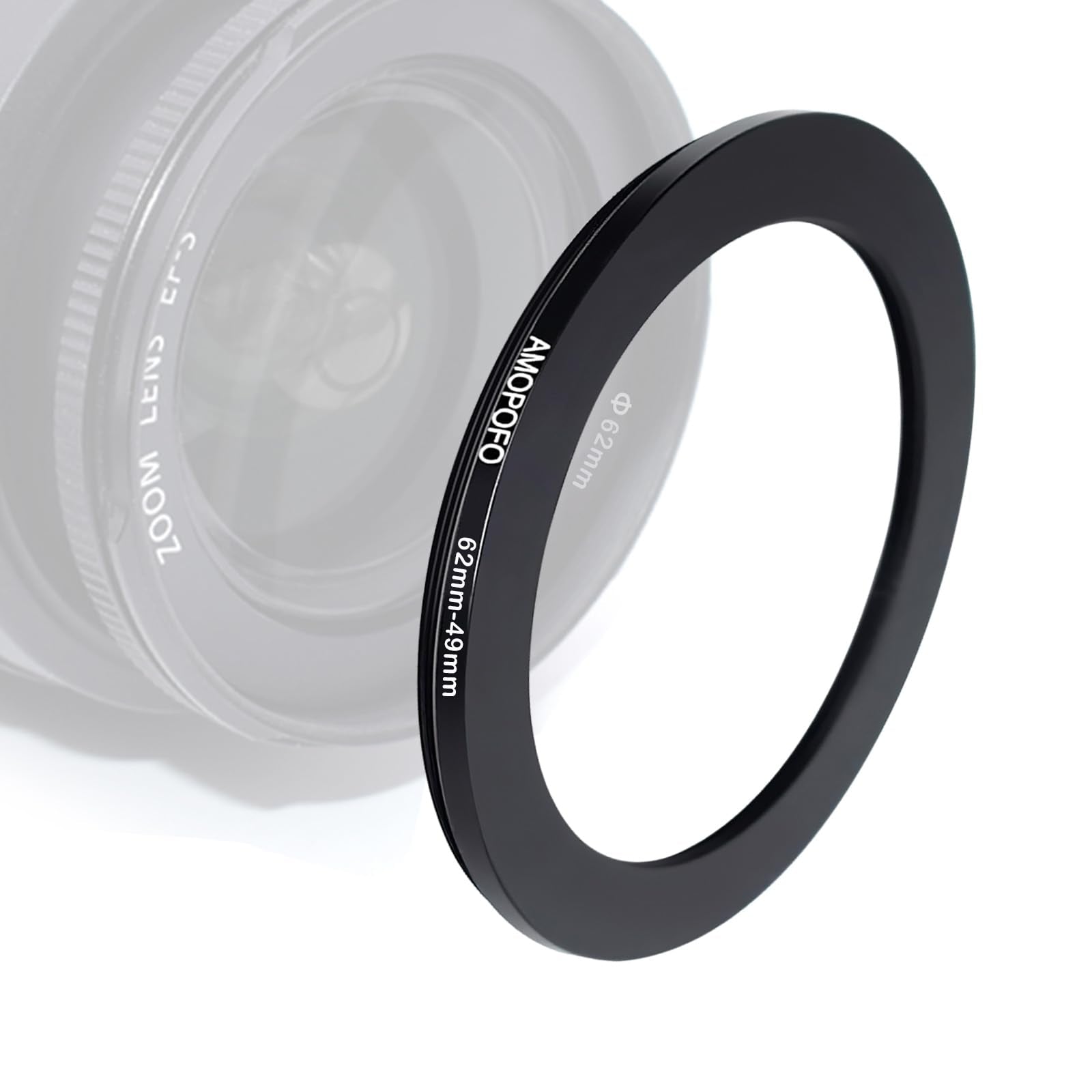 62Mm To 49Mm Camera Filter Ring /62Mm To 49Mm Step Down Ring Filter Adapter For 49Mm Uv,Nd,Cpl,Metal Step Down Ring