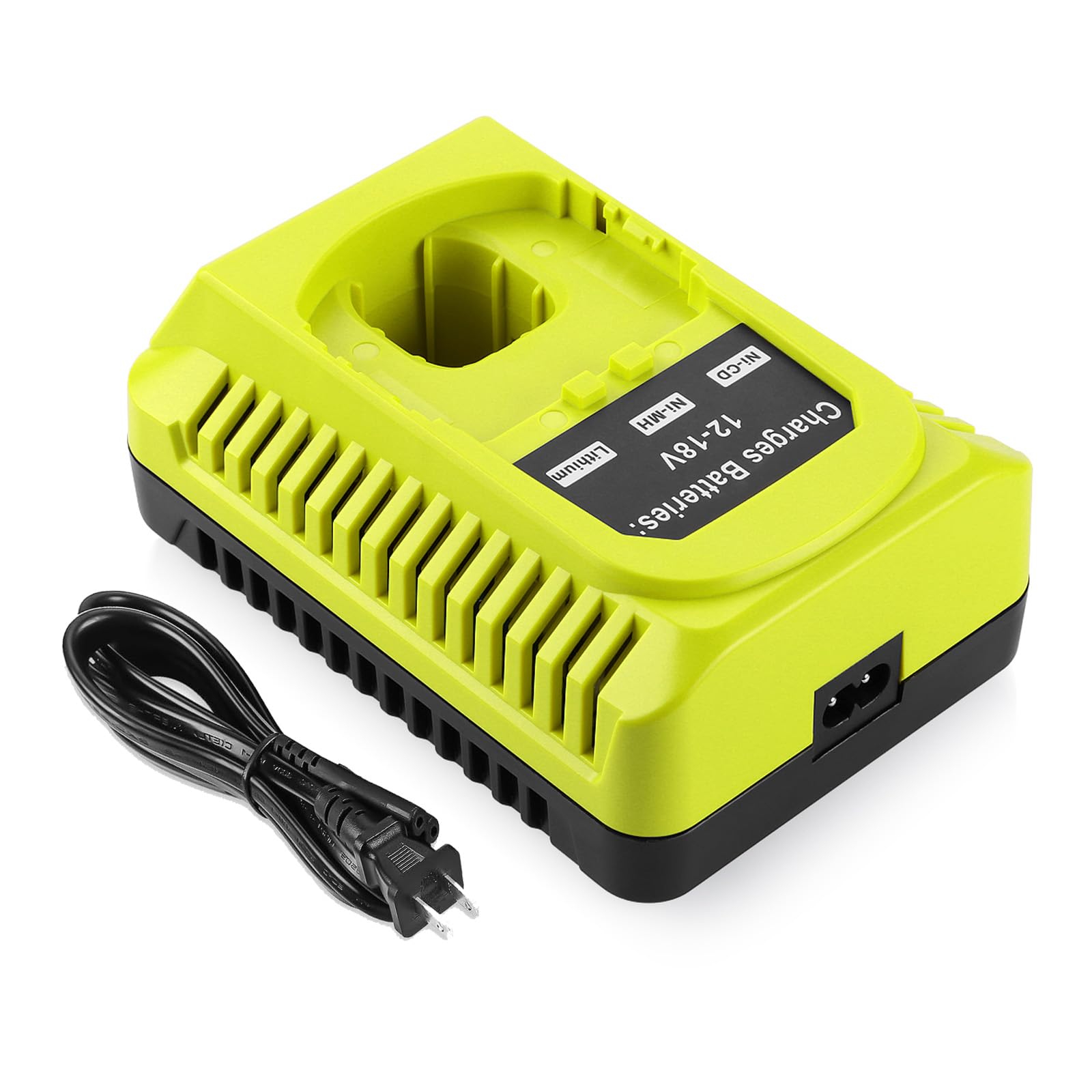 P117 18V Rapid Charger Replacement for Ryobi 18v Battery Charger Compatible with Ryobi 12V-18V Battery One Plus Lithium-Ion/NiCa