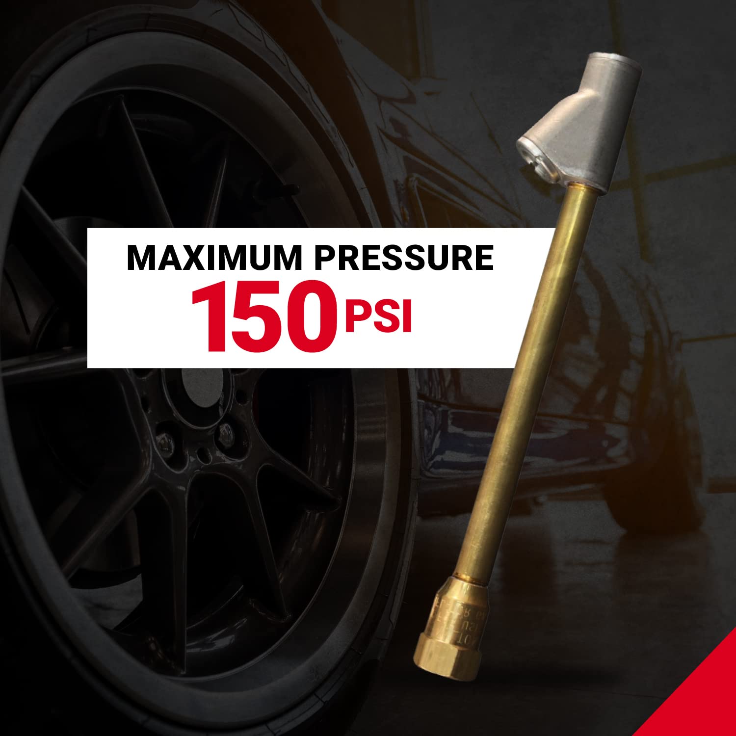 Milton Dual Head Straight Foot Air Chuck Part No: A S 693