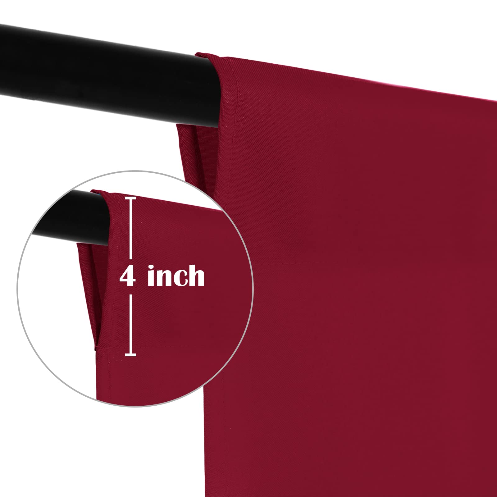 Sugargirl 8Ftx10Ft Red Screen Backdrop Background For Photography, Polyester Photo Backdrop For Photoshoot, Party, Video And Tel