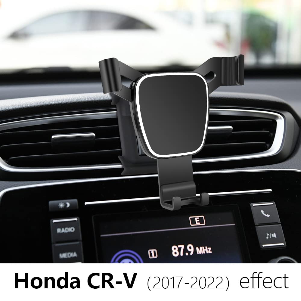 Lunqin Car Phone Holder For 2017-2022 Honda Cr-V Crv Suv Auto Accessories Navigation Bracket Interior Decoration Mobile Cell Pho