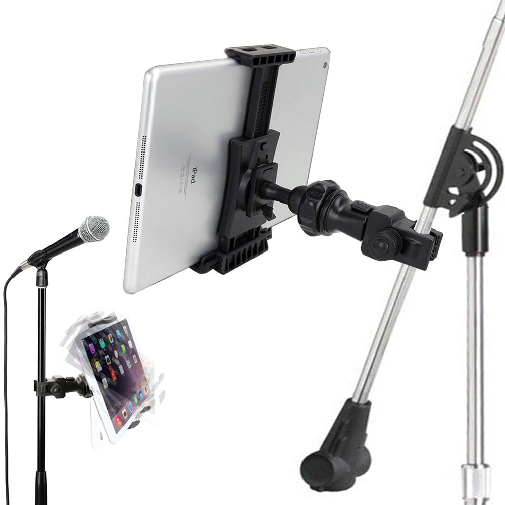 Accessory Basics Quicklock Microphone Music Mic Stand Pole Bar Mount For Apple Ipad Pro Air Mini Galaxy Tab S24 S23 Iphone 15 16