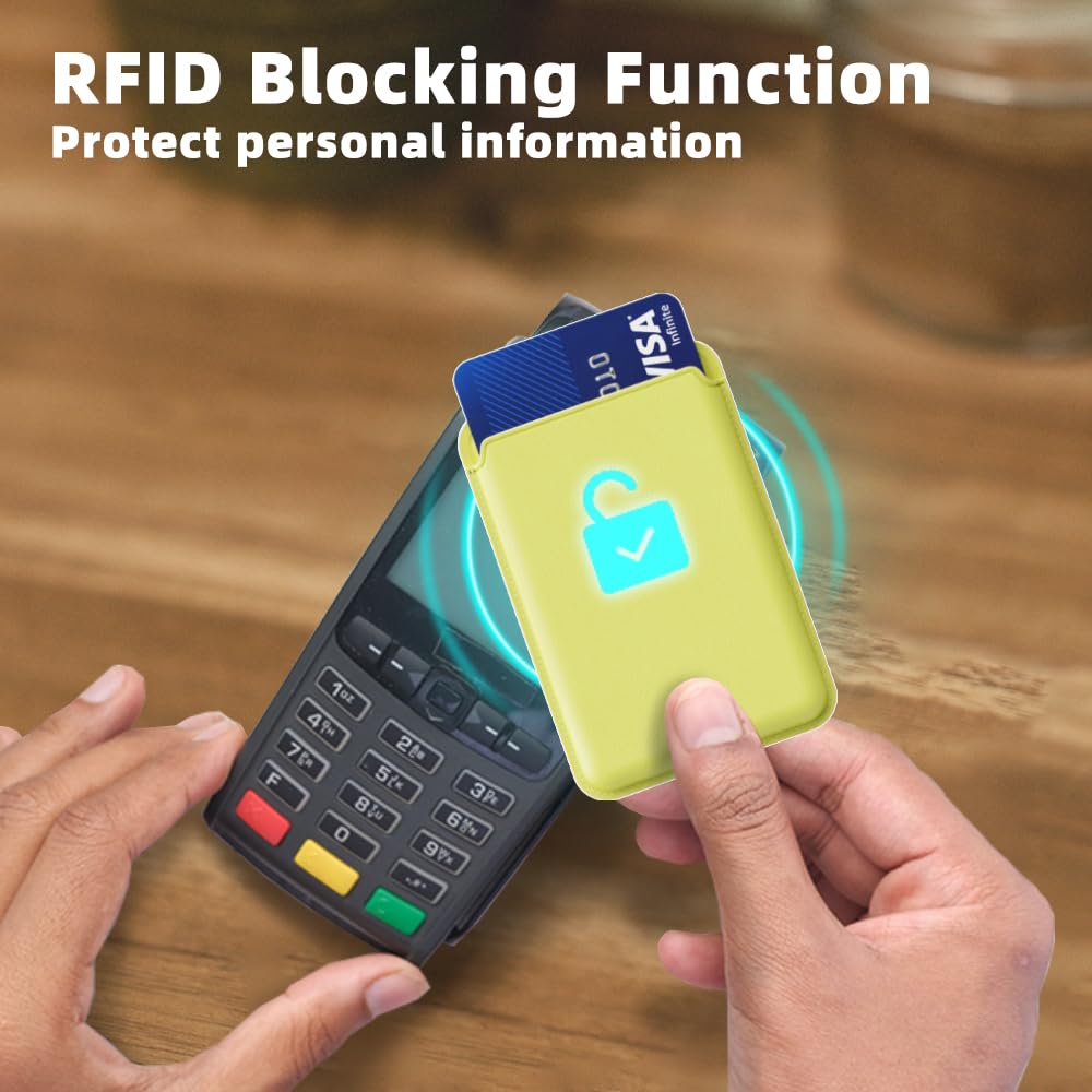 Kpneol Magnetic Wallet For Iphone, Leather Magnetic Phone Wallet Mag Wallet Rfid, Magnetic Wallet 3 Card Holder For Iphone 16/15