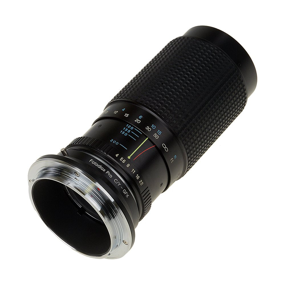 Fotodiox Pro Lens Mount Adapter Contax/Yashica (Cy) Slr Lens To G-Mount Gfx Mirrorless Camera
