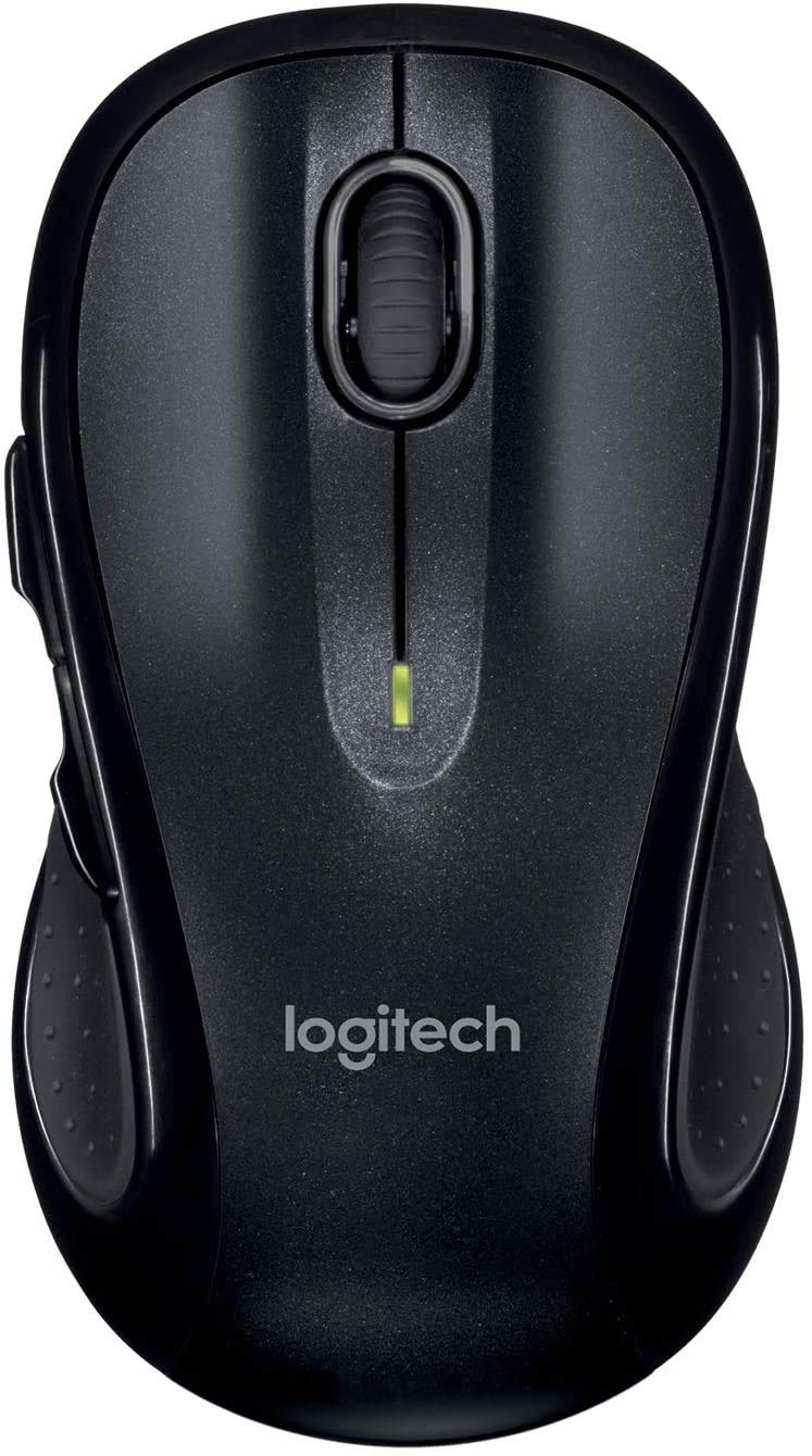 Logitech M510 Wireless Mouse, 2.4 Ghz Frequency/30 Ft Wireless Range, Right Hand Use, Dark Gray