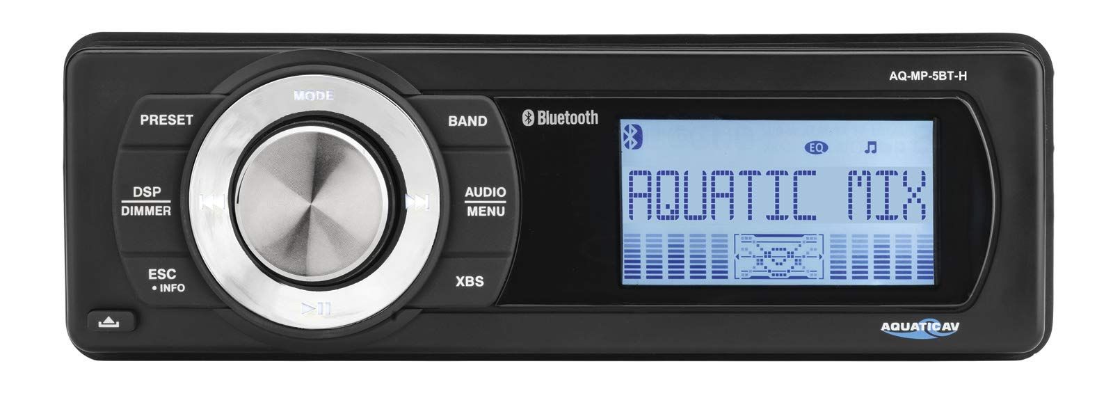Aquatic Av Mp5 Replacement Radio For Harley (19982013 Touring Models)