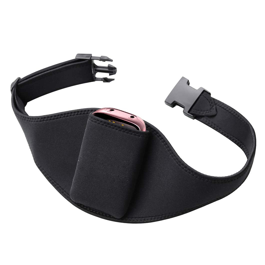 Iraspin Mic Belt For Fitness Instructors,Vertical Microphone Transmitter Carrier Belt For Fitness Class,Public Speaking,Theatre,