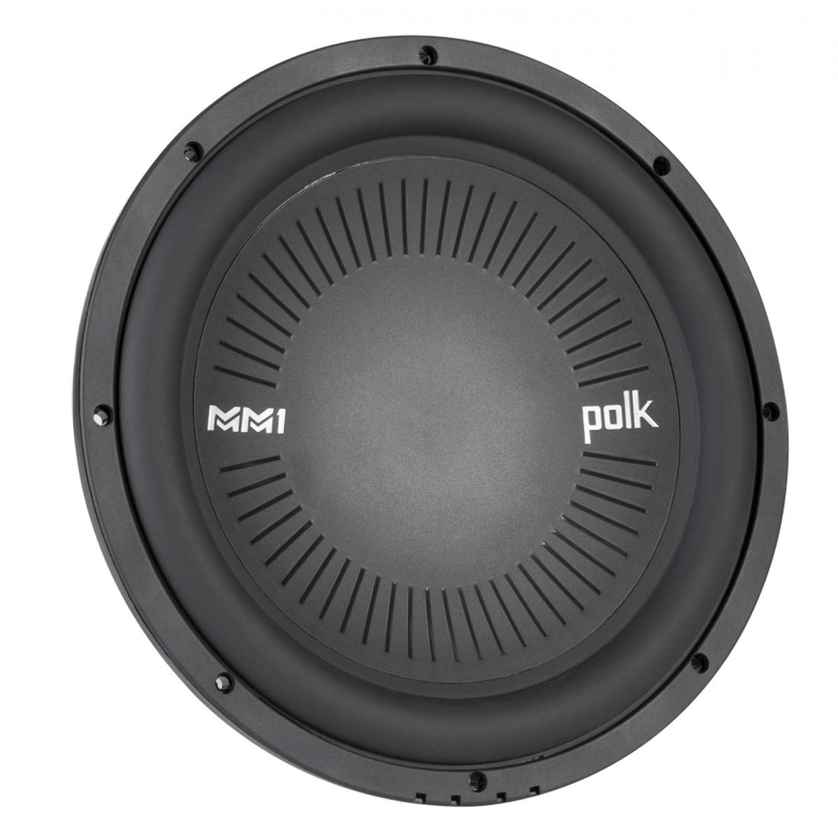 Polk Audio Mm1242 Dvc Mm1 Series 12 Marine & Car Subwoofer - 900W, 26-200Hz Frequency Response, Dual 4-Ohm Voice Coils, Titanium
