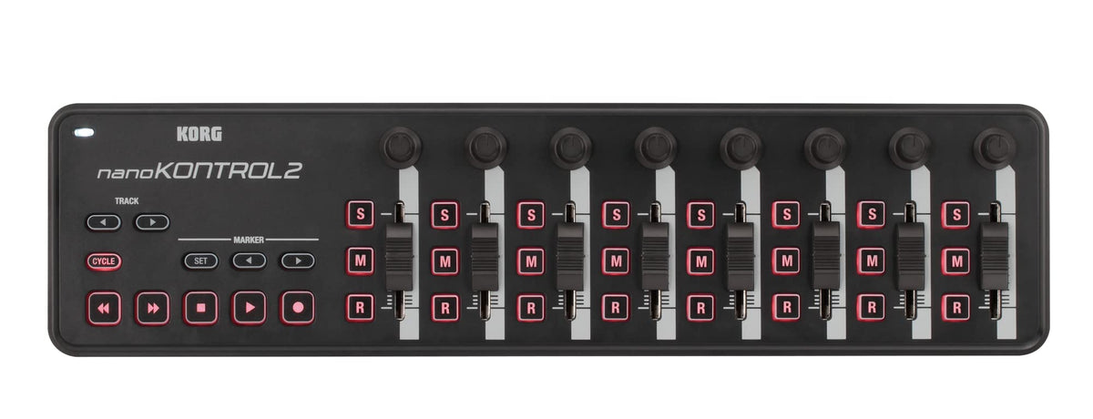 Korg Nanokontrol2 Slim Line Usb Control Surface, Black