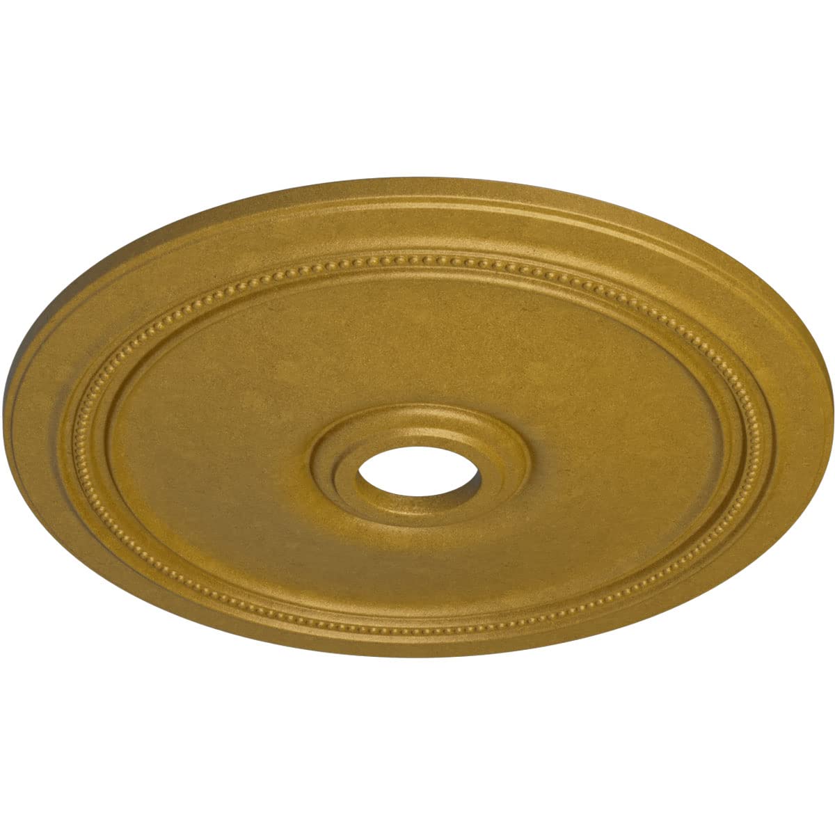 Ekena Millwork Cm24Dipgs Diane Ceiling Medallion, 24Od X 3 5/8Id X 1 1/4P (Fits Canopies Up To 6 1/4), Hand-Painted Pharaohs Gol