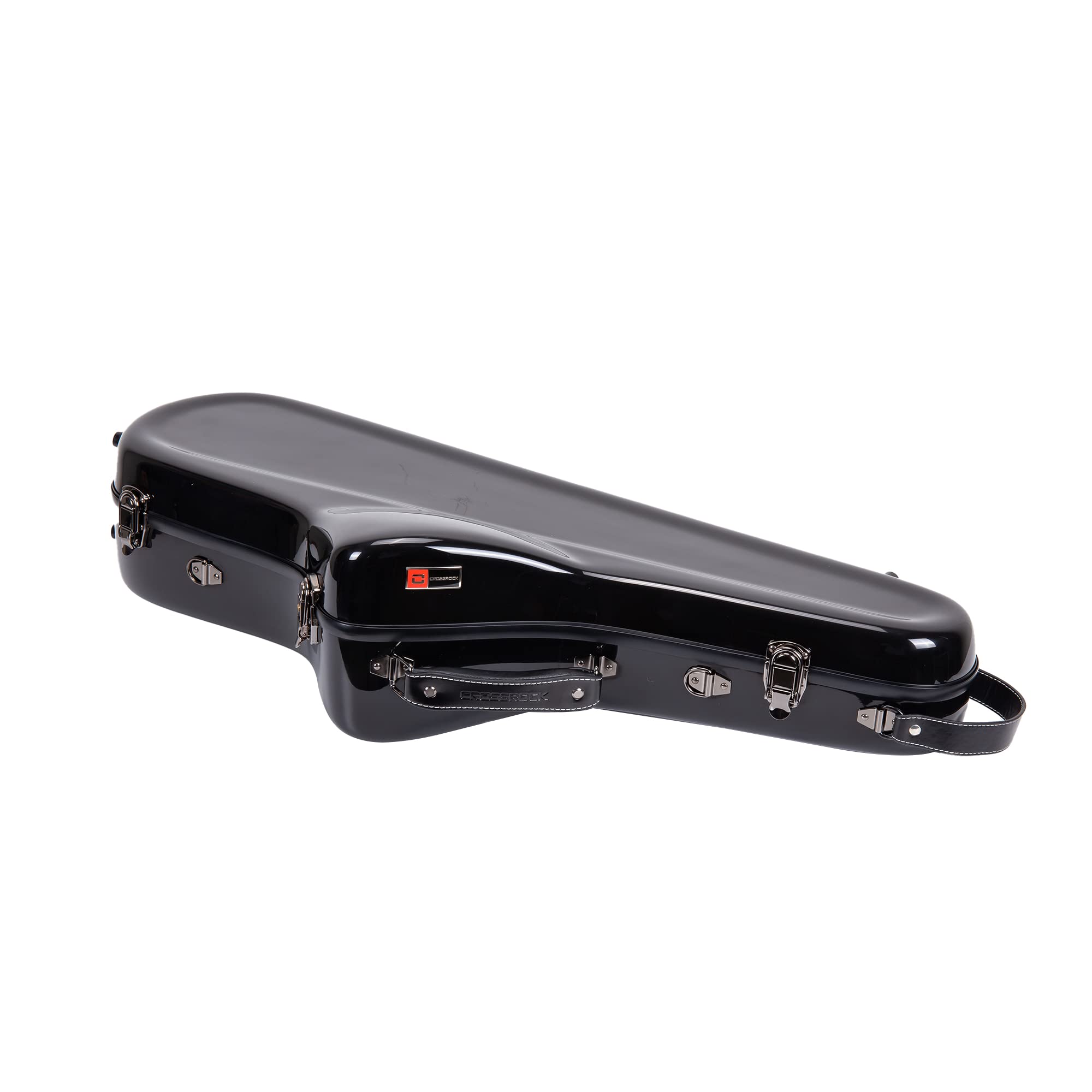 Crossrock Fiberglass Case Fits For Tenor Saxophone With Removable Shoulder Straps Black(Crf1020Tsbk)