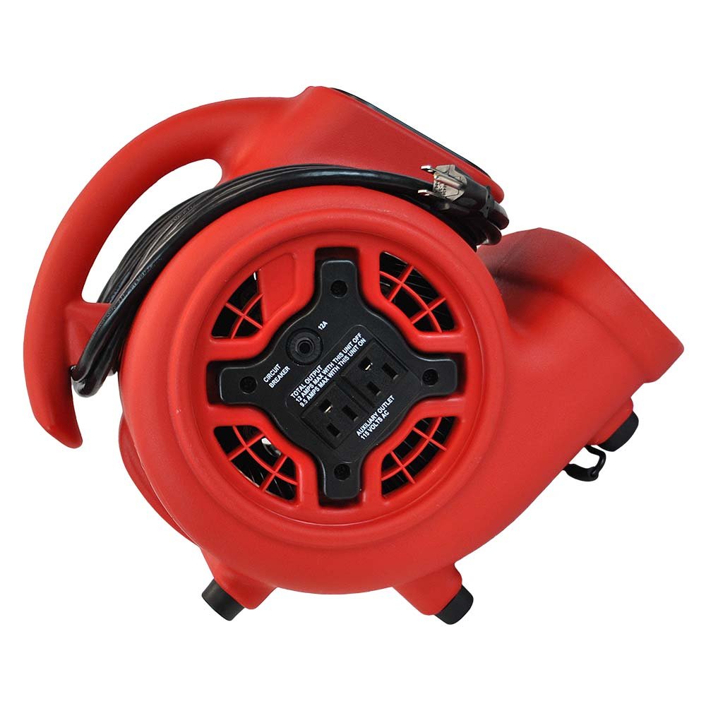 Xpower P 230At Mini Mighty 1/4 Hp 925 Cfm Centrifugal Air Mover, Carpet Dryer, Floor Fan, Blower, Stackable, Daisy Chain, For Wa