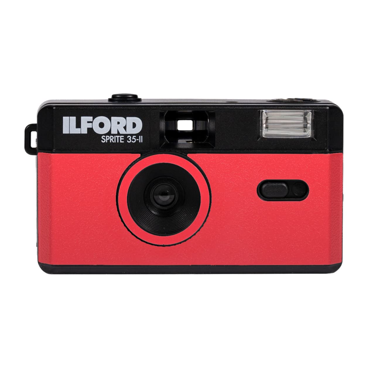 Ilford Sprite 35 Ii Reusable/Reloadable 35Mm Analog Film Camera (Red And Black)