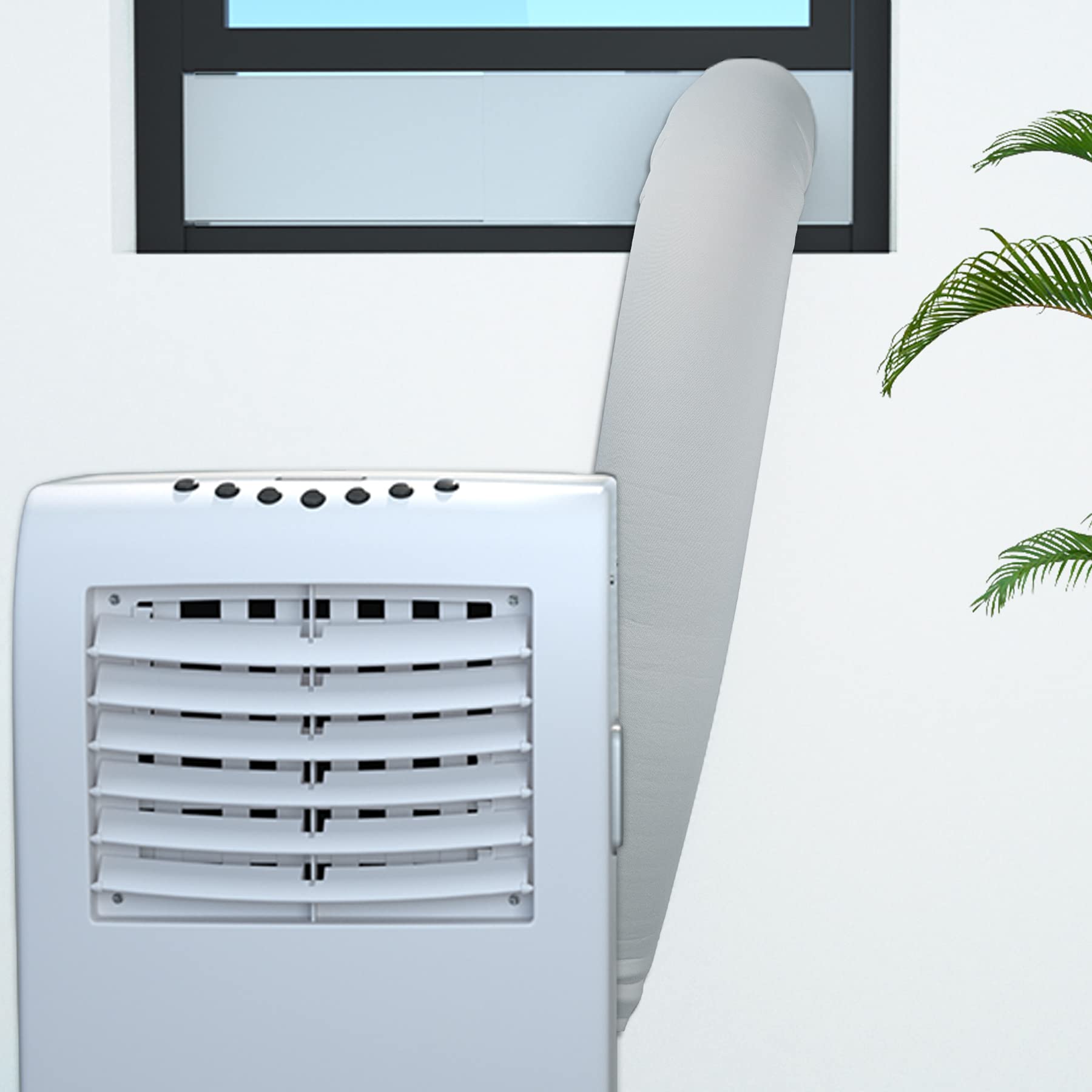 Gcgoods Portable Air Conditioner Hose Cover Wrap, Insulated Ac Hose Cover, Universal Fit Both 5 Inch And 5.9 Inch Diameter Exhau