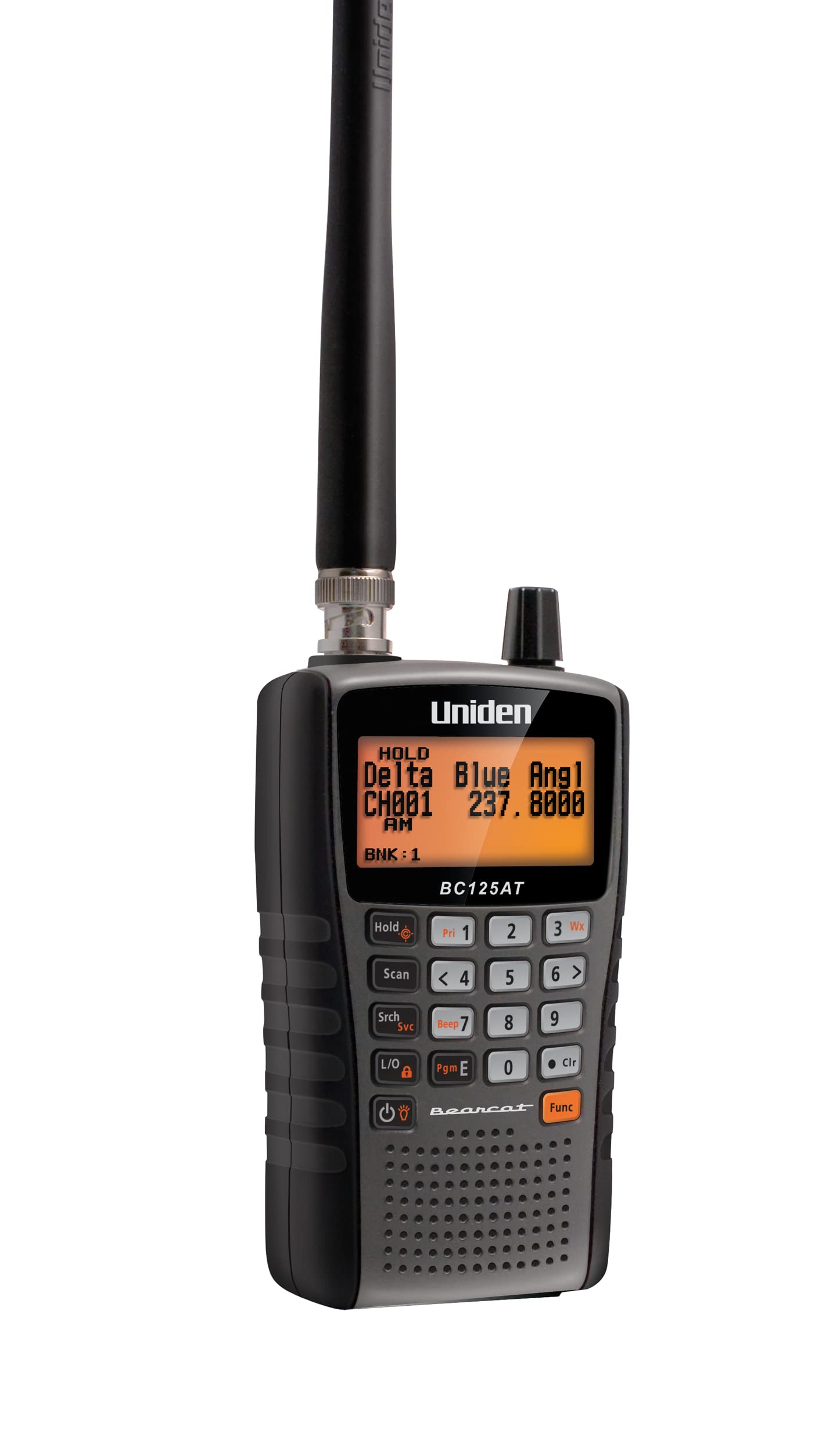 Uniden Bearcat BC125AT Handheld Scanner, 500-Channel, Close Call Tech, PC Programmable for Aviation, Marine, and Public Safety.