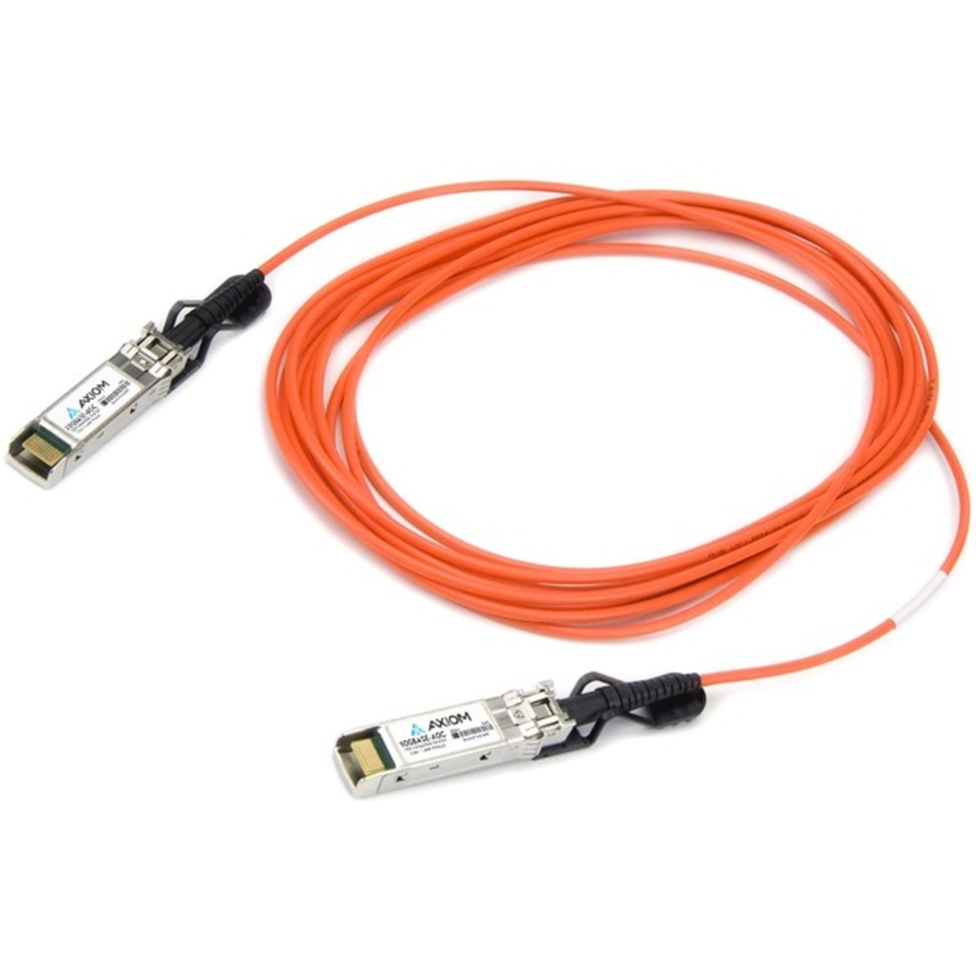 Axiom 10Gbase-Aoc Sfp+ Active Optical Cable 5M Length - Limited Lifetime Warrant