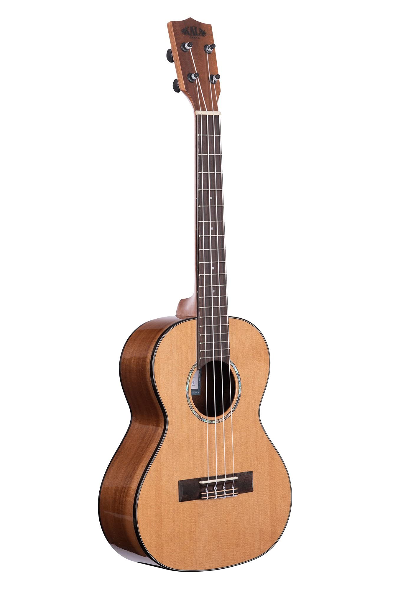 Kala Brand Music Co. Gloss Solid Cedar Top Acacia, 4 String Ukulele, Natural, Tenor (Ka Scac T)
