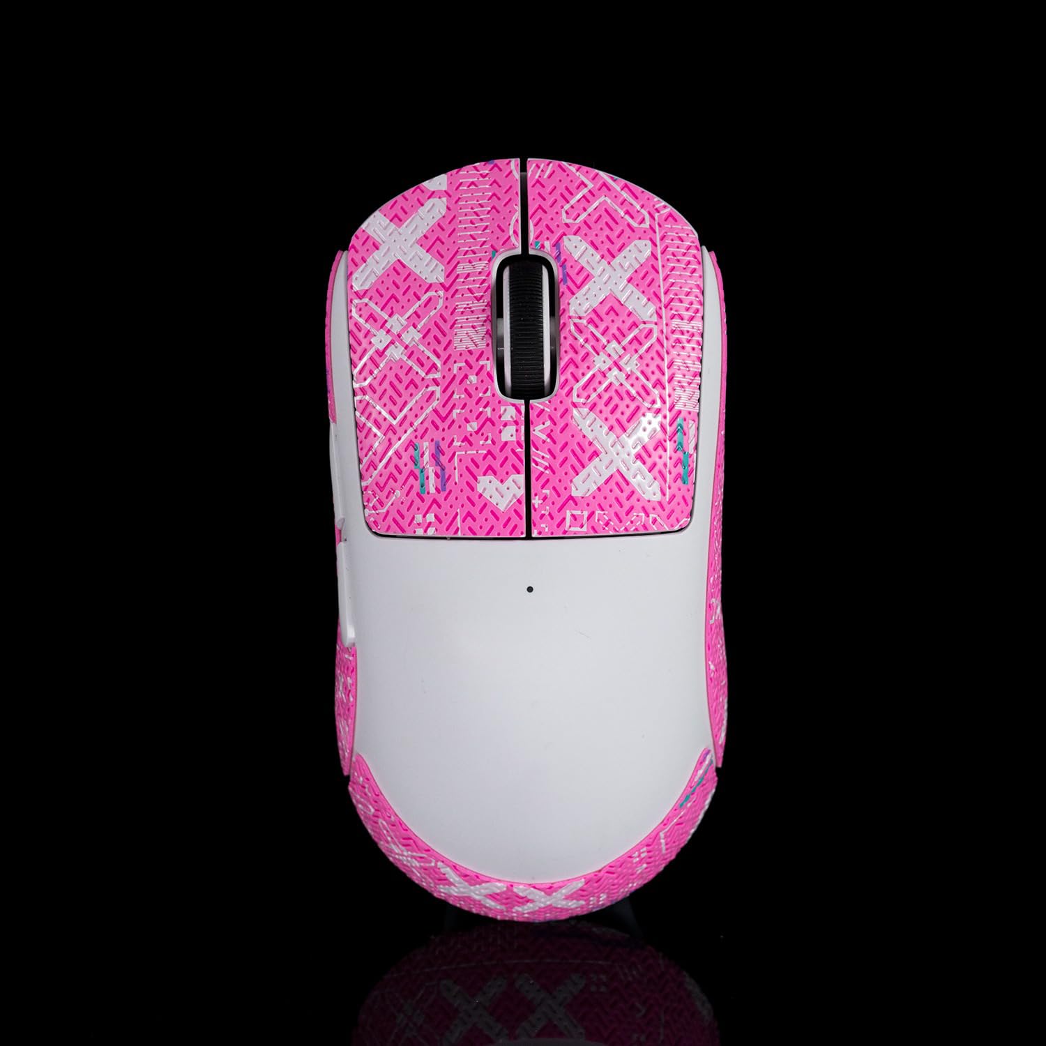 Hokeyio Mouse Grip Tape For Logitech G Pro X Superlight 2 Non Slip Suck Sweat White Full 0.3Mm