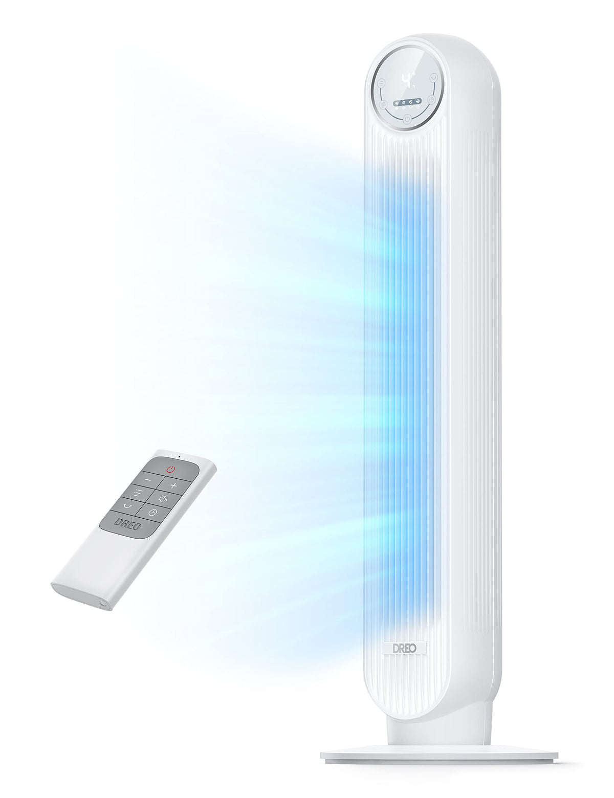 Dreo Tower Fan For Bedroom, 25Ft/S Velocity Quiet Floor Fan, 90 Oscillating Fans For Indoors With 4 Speeds, 4 Modes, 8H Timer, S