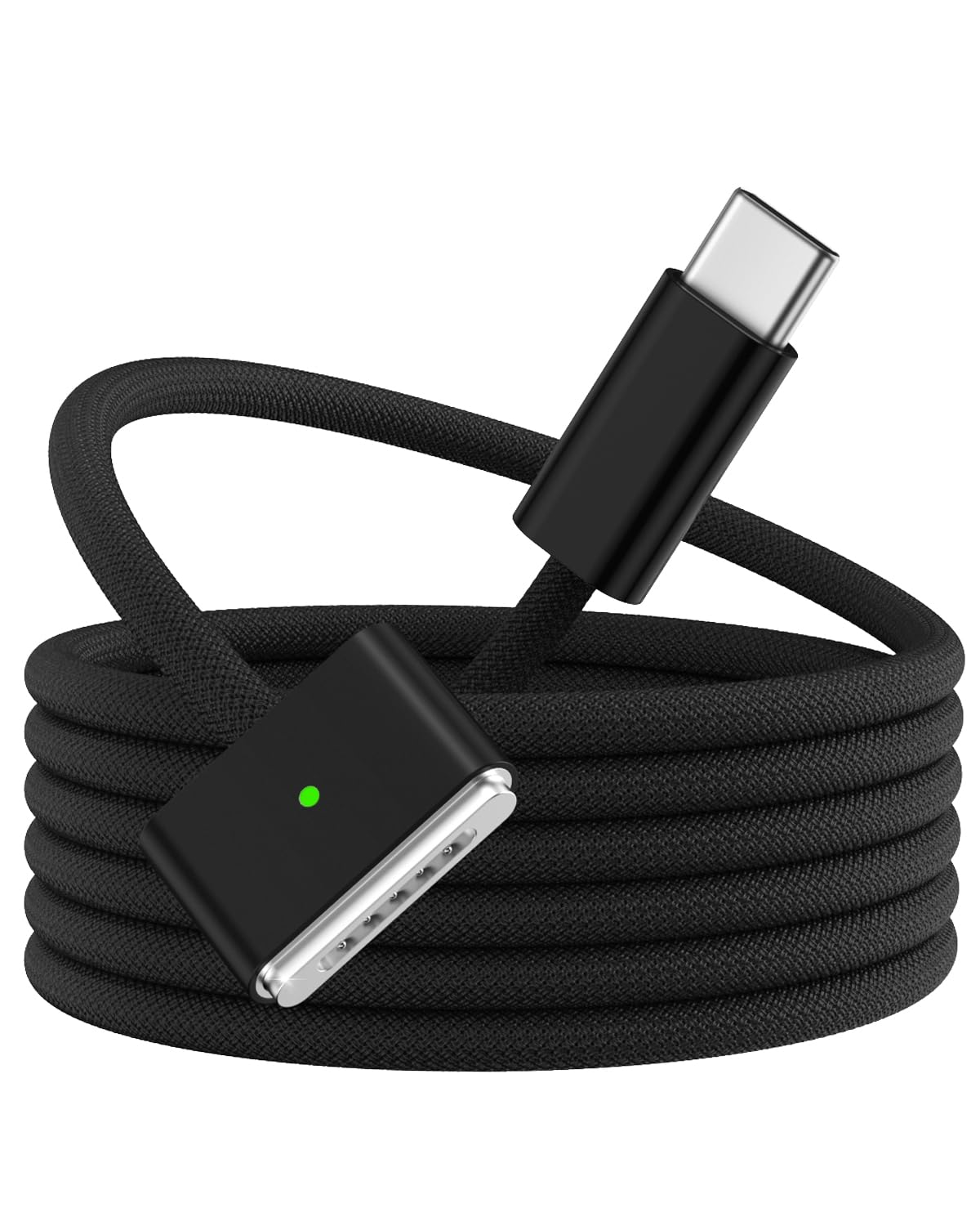 140W Usb C To Magnetic 3 Cable For Macbook Charger, 6.6Ft Nylon Braided For Macbook Pro (14/16 Inch, 2023), Macbook Pro (14/16 I