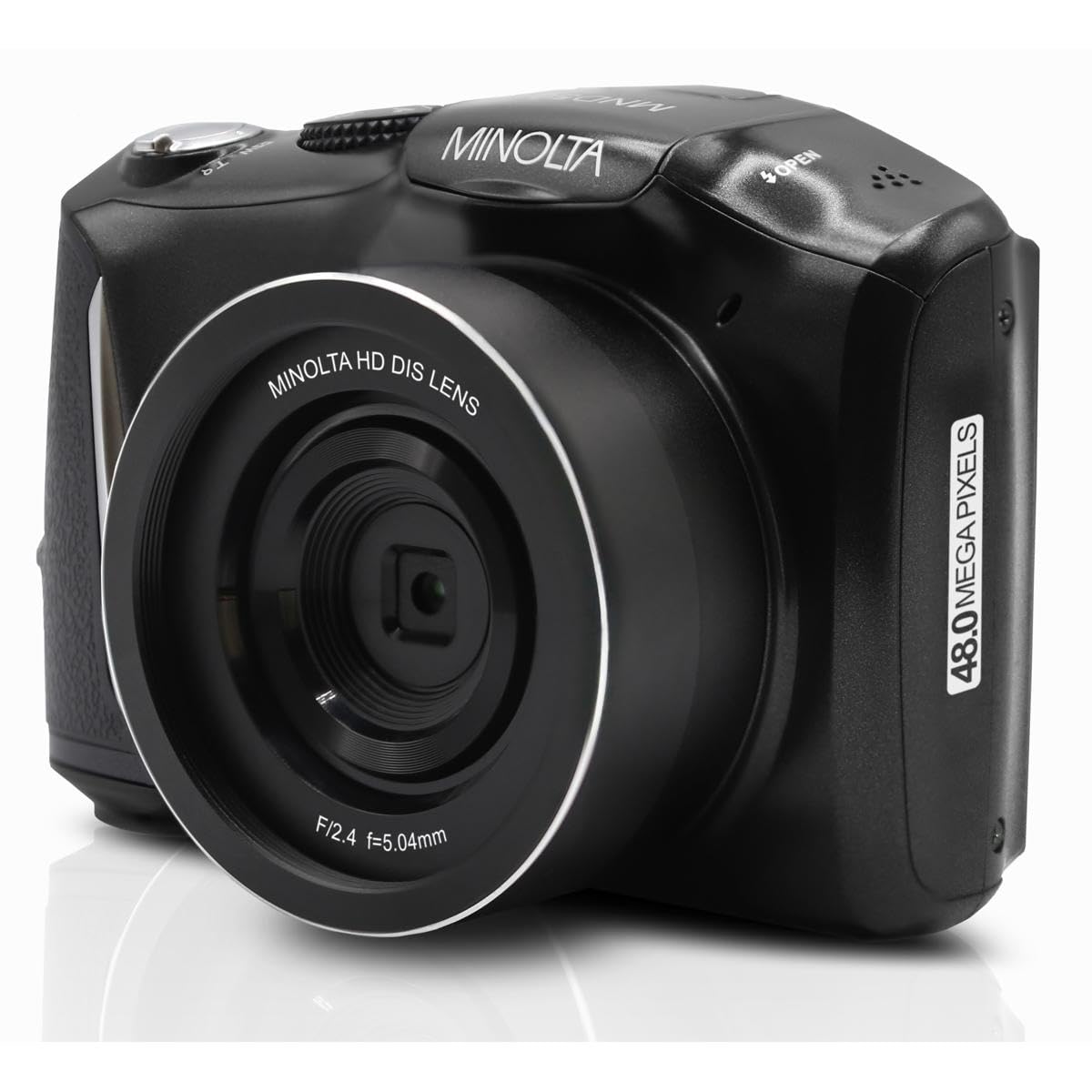 Minolta 48Mp Digital Camera - 4K Ultra Hd Video, 16X Digital Zoom, 3.0    Lcd Screen, Anti-Shake, Time Lapse, Face Detection, Co