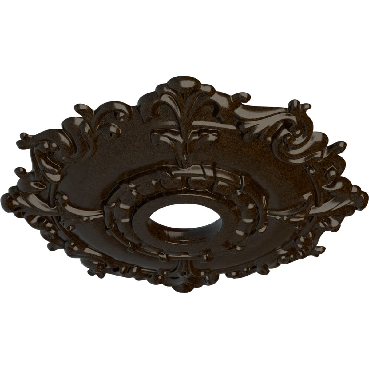 Ekena Millwork Cm18Rlbzs Riley Ceiling Medallion, Bronze