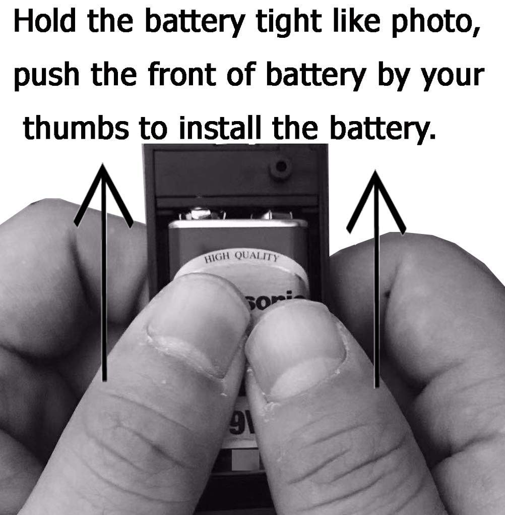 Lampvpath (Pack Of 2) 9V Battery Holder, 9 Volt Battery Holder With Switch, 9V Battery Case With Switch