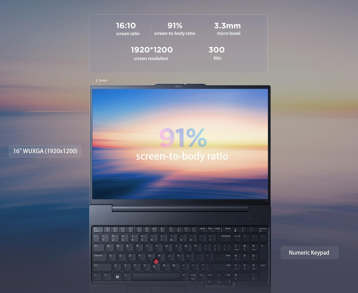 Lenovo Thinkpad E16 Business Laptop (16 Fhd+ Display, Amd Ryzen 5 7530U(> I7-1165G7), 16Gb Ram, 512Gb Ssd) Fingerprint, Backlit,