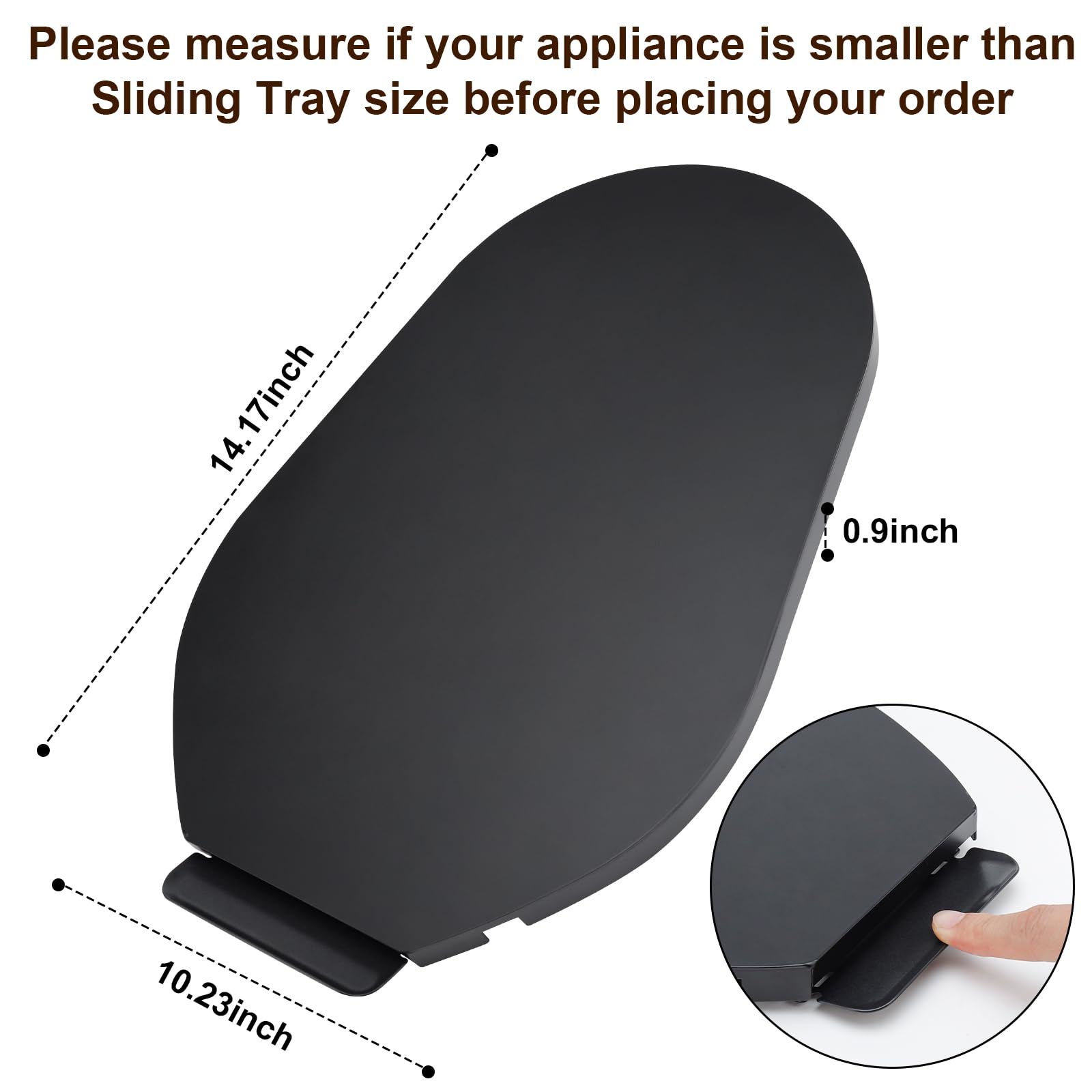 Mixer Sliding Tray For Kitchenaid 5 8 Qt,Sliding Tray For Kitchenaid Stand Mixer, Slide Tray Mixer Mover Mixer Slider With Smoot