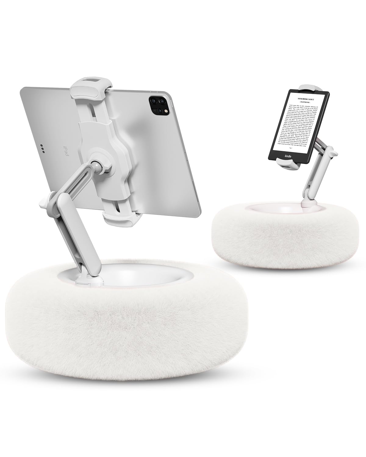 Viozon Tablet Stand Pillow, Compatible With 4.7'' 13'' Phone/Tablet, Ipad, Iphone, Samsung, Google, Kindle, 360Adjustable Phone