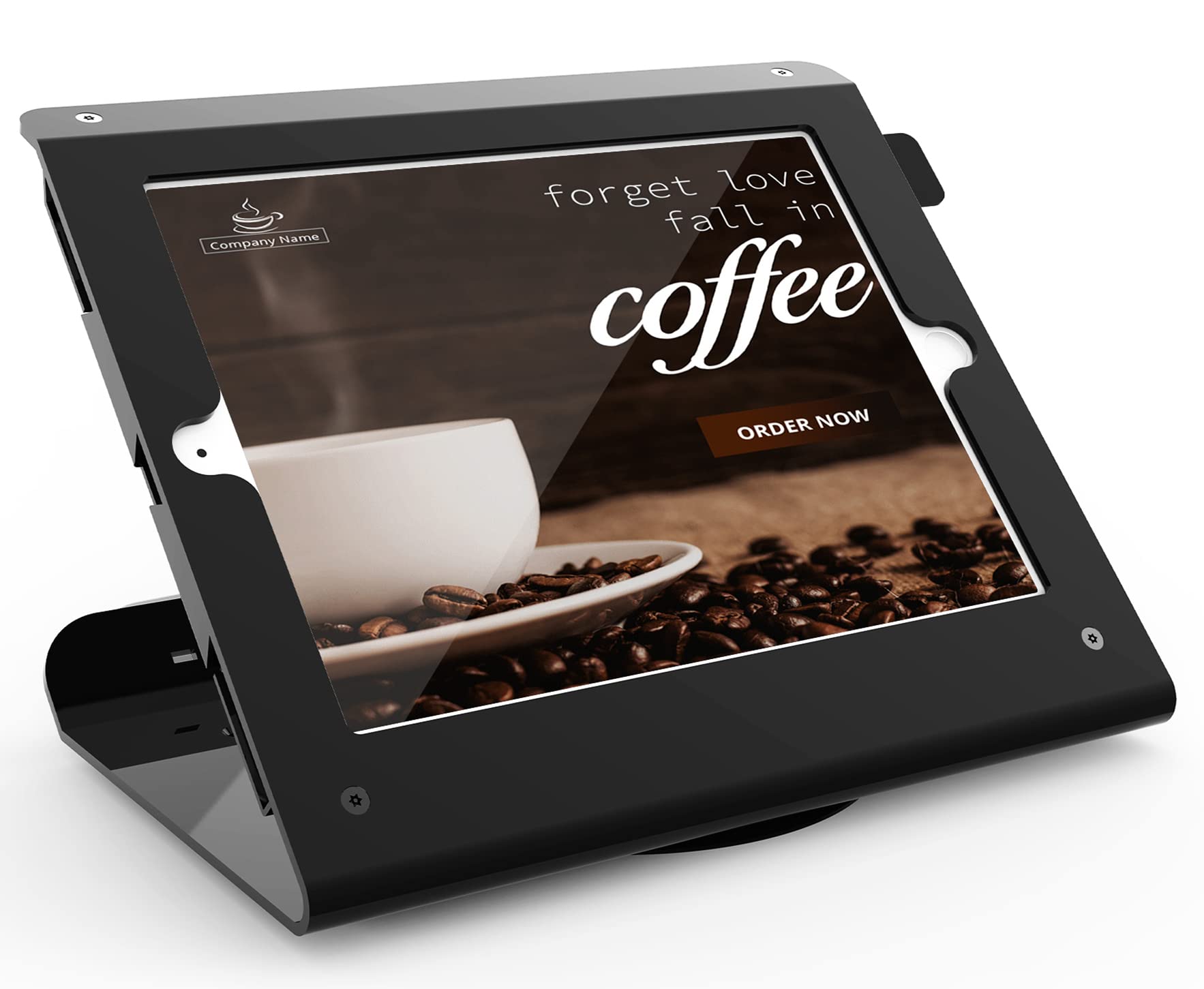 Pinikox Retail Kiosk Tablet Stand Compatible With 10.2 Inch Ipad 9Th 8Th 7Th Gen, Business Desktop Pos Ipad Stand, Anti Theft Lo