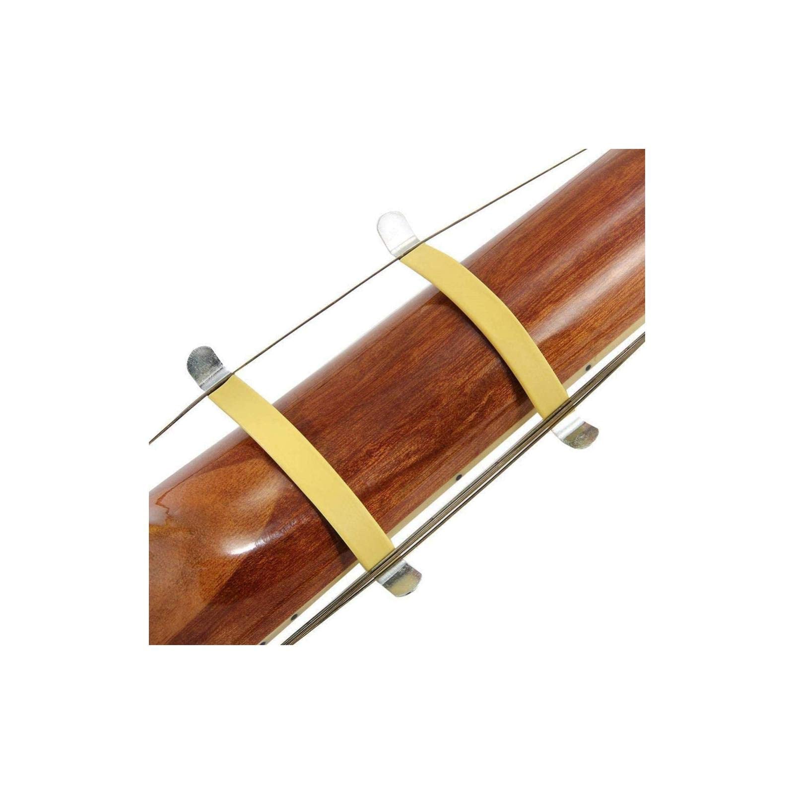 Liyafy Guitar Luthier Tool Kit Metal String Spreaders + Fingerboard Guard With Rubber Band For Guitars Bass Repair Maintenance