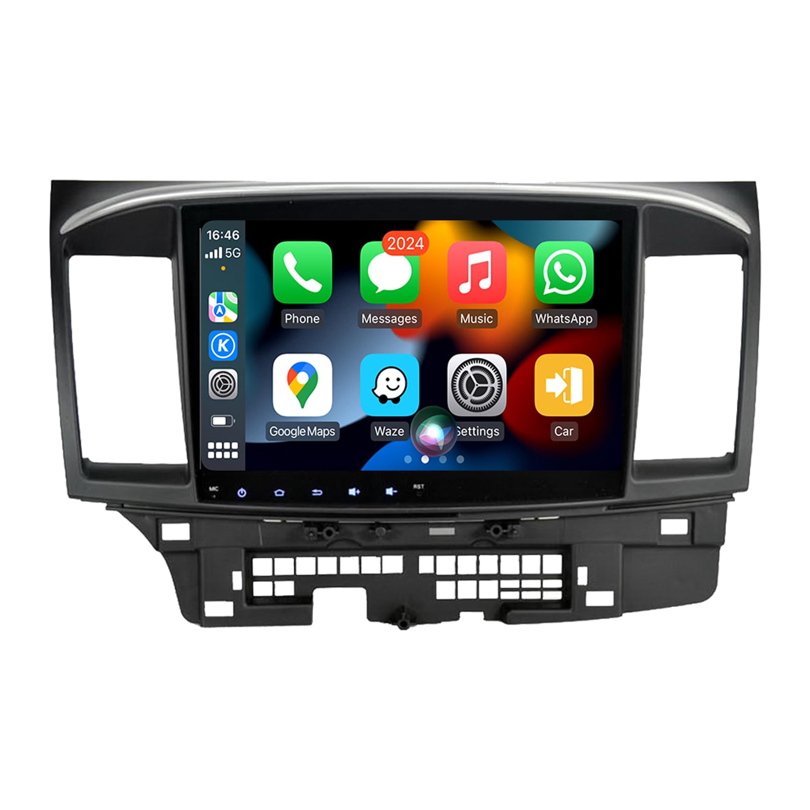 Sygav Android 10 Car Stereo For 2008 2017 Mitsubishi Lancer Evo X With Carplay Without Oem Rockford Fosgate Amp Radio Gps Naviga