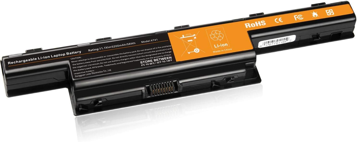 58Wh As10D31 As10D51 Laptop Battery For Acer Aspire 4253 4750 4551 4552 4738 4741 4771 5251 5253 5542 5551 5552 5560 5733 5741 5