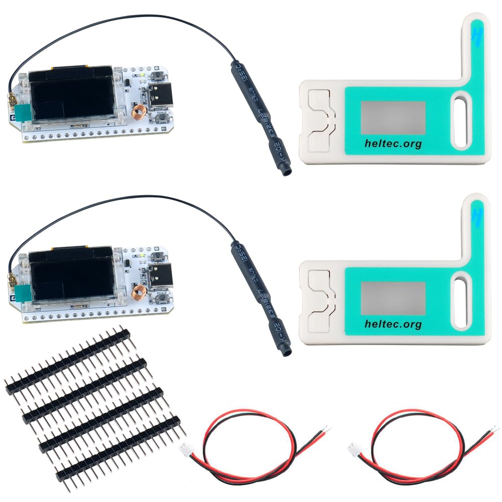Diymall 2 Sets 915Mhz Esp32 Lora V3 Wifi+Ble Development Board 0.96Inch Oled Display Esp32 S3 Dual Core Sx1262 Type C Lora Kit For Arduino Nodemcu Iot