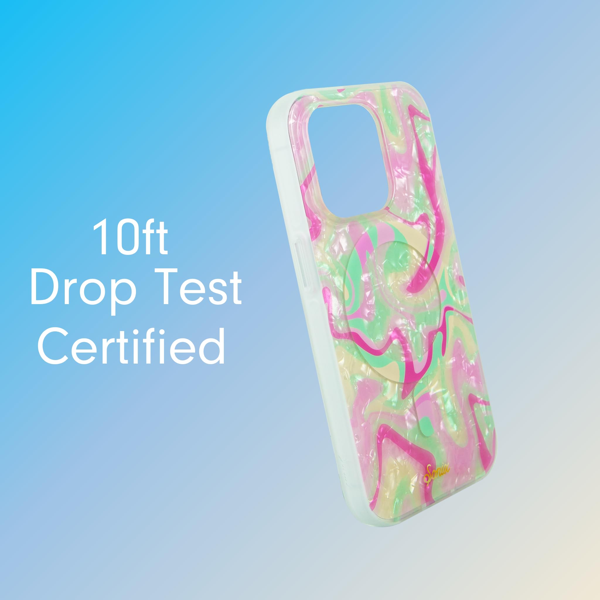 Sonix Case For Iphone 15 Pro | Compatible With Magsafe | 10Ft Drop Tested | Strawberry Matcha