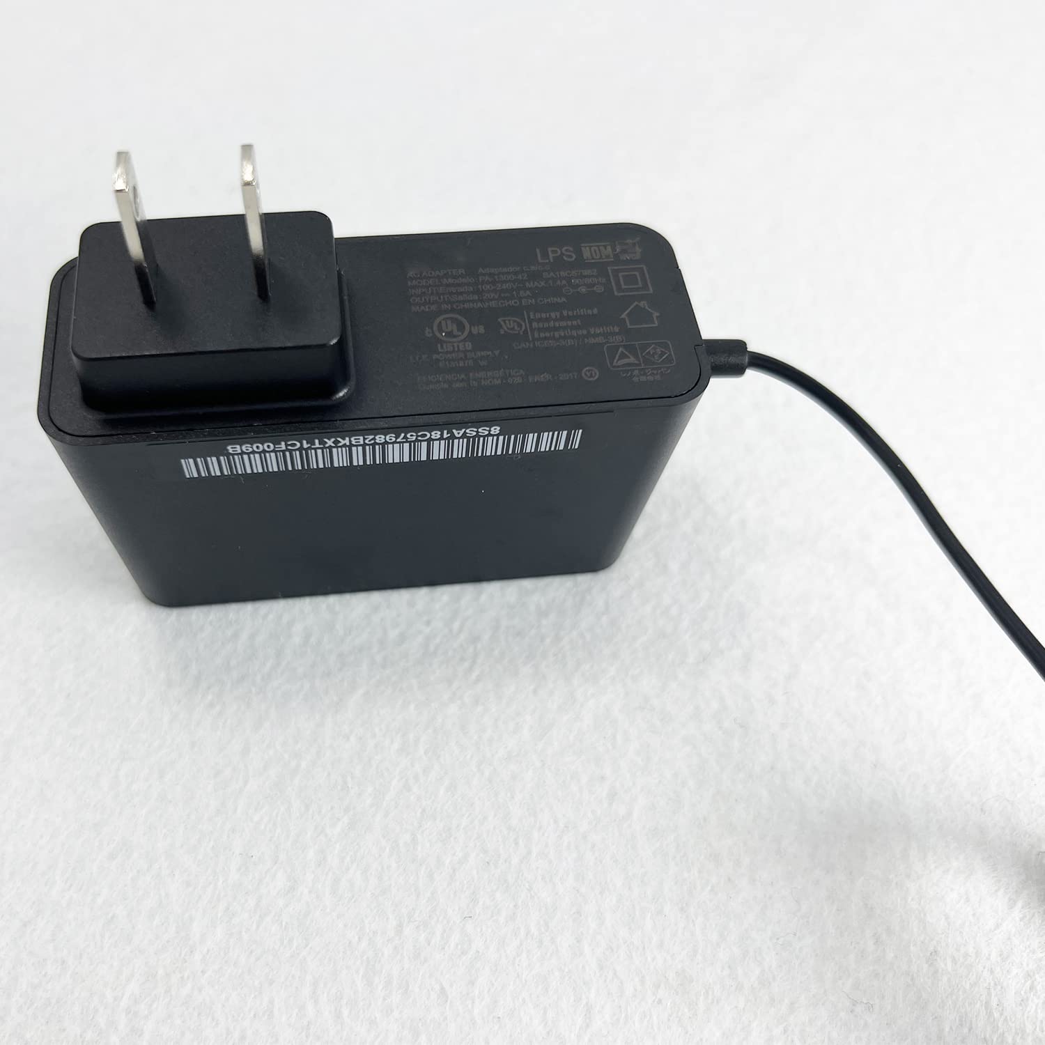 20V Replacement Ac Power Supply Adapter Charger Cable 1.5A For Lenovo Smart Clock Lenovo Smart Display Sa18C47124/Sa18C72851/Sa1