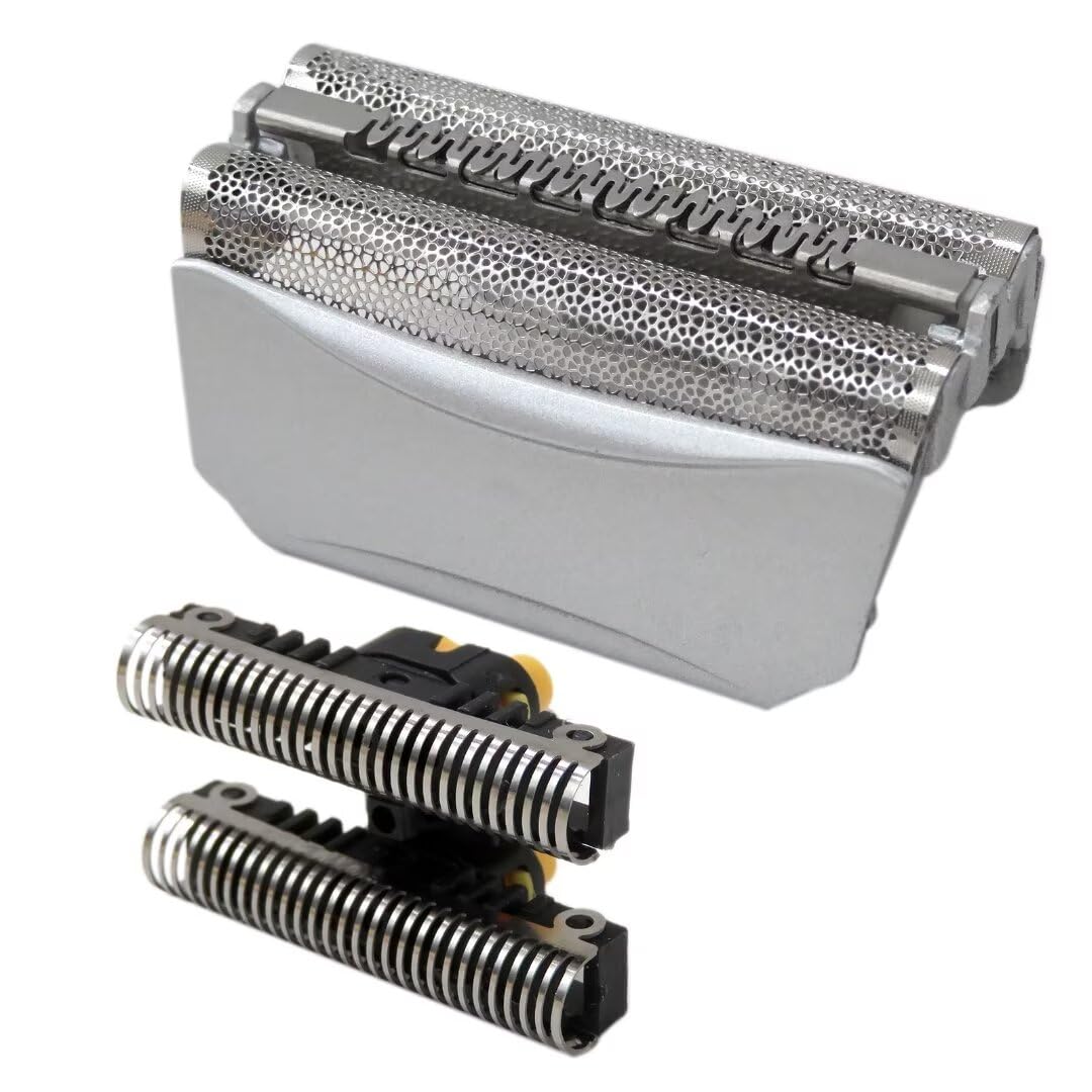 Vicue Foil & Cutter Series 5 51S Replacement Head For Br Aun Series 5 590Cc 8595 8985 8975 8991 (Silver, W/Plastic Sealed Packag