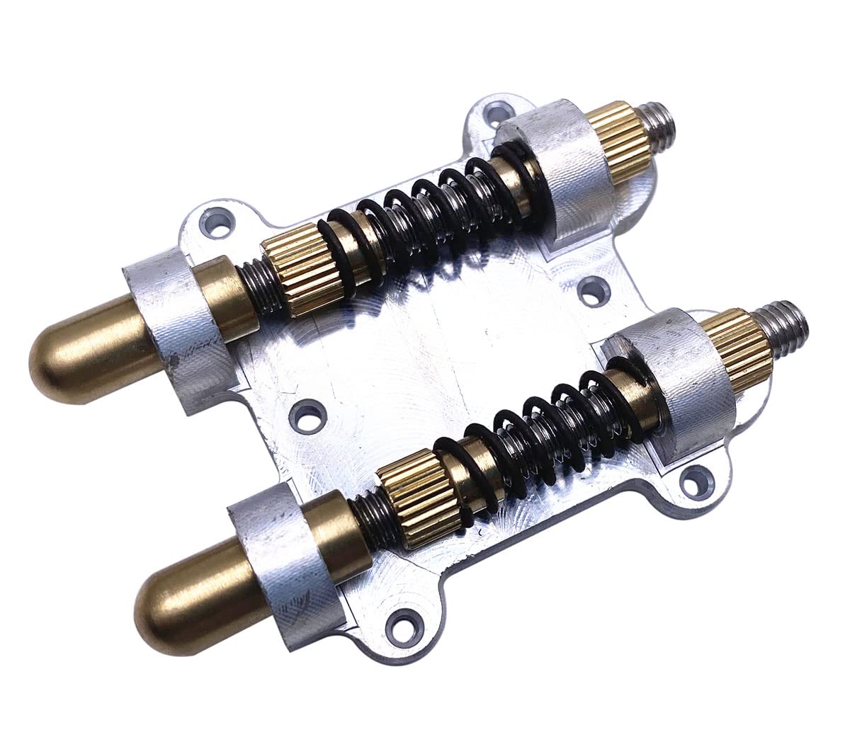 Tuoren Dual Brass Rod Tremolo Stabilizer Stopper Kit Compatible With Floyd Rose And Other Floating Guitar Bridge Tremolo Bridge