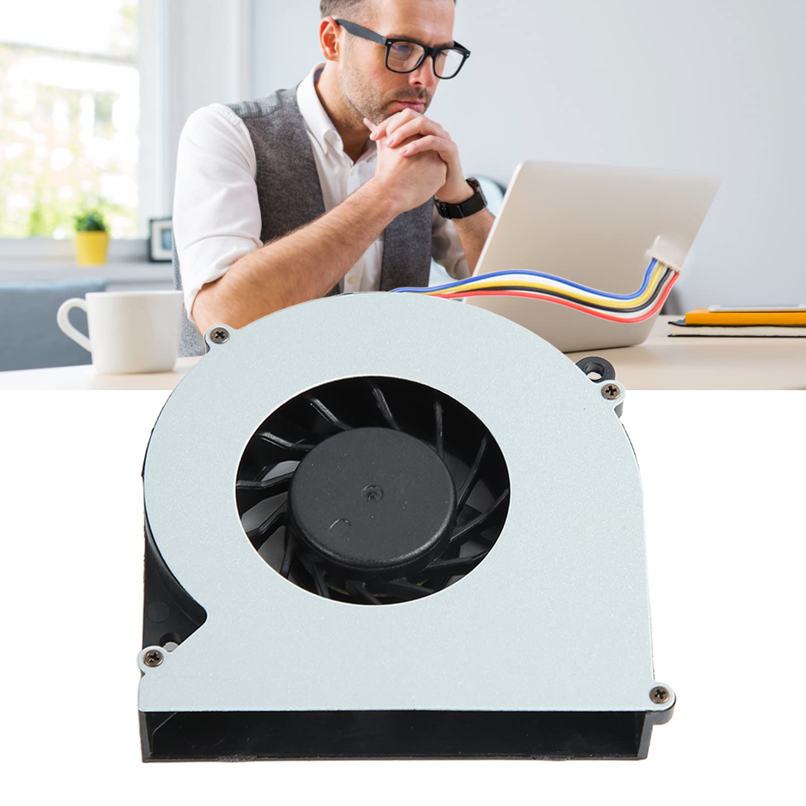 Laptop Cpu Cooling Fan, Dc 5V 0.5A Replacement Cpu Cooling Fan For Hp Probook 4530S 4535S 6460B 8460P Laptops Notebooks