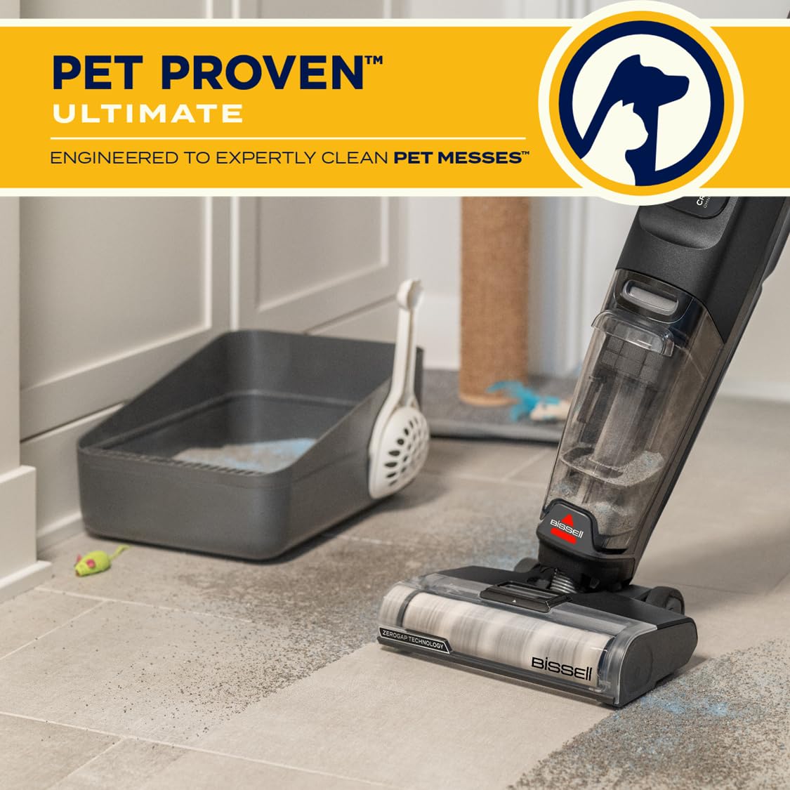 Bissell Crosswave Omniforce Cordless Multi Surface Hard Floor Cleaner Wet Dry Vacuum With Zero Gap Edge Technology, 3930F