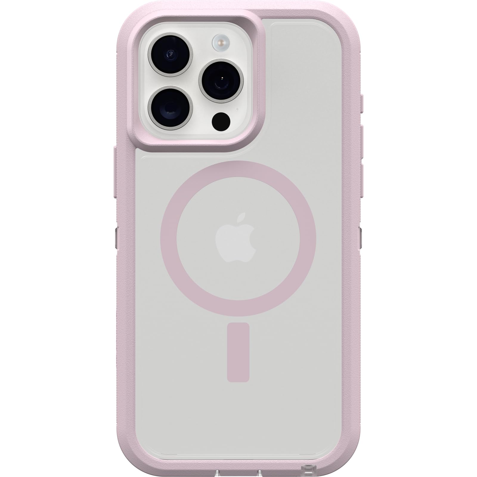 Otterbox Iphone 15 Pro Max (Only) Defender Series Xt Clear Case   Mountain Frost (Clear), Screenless, Rugged, Snaps To Magsafe,