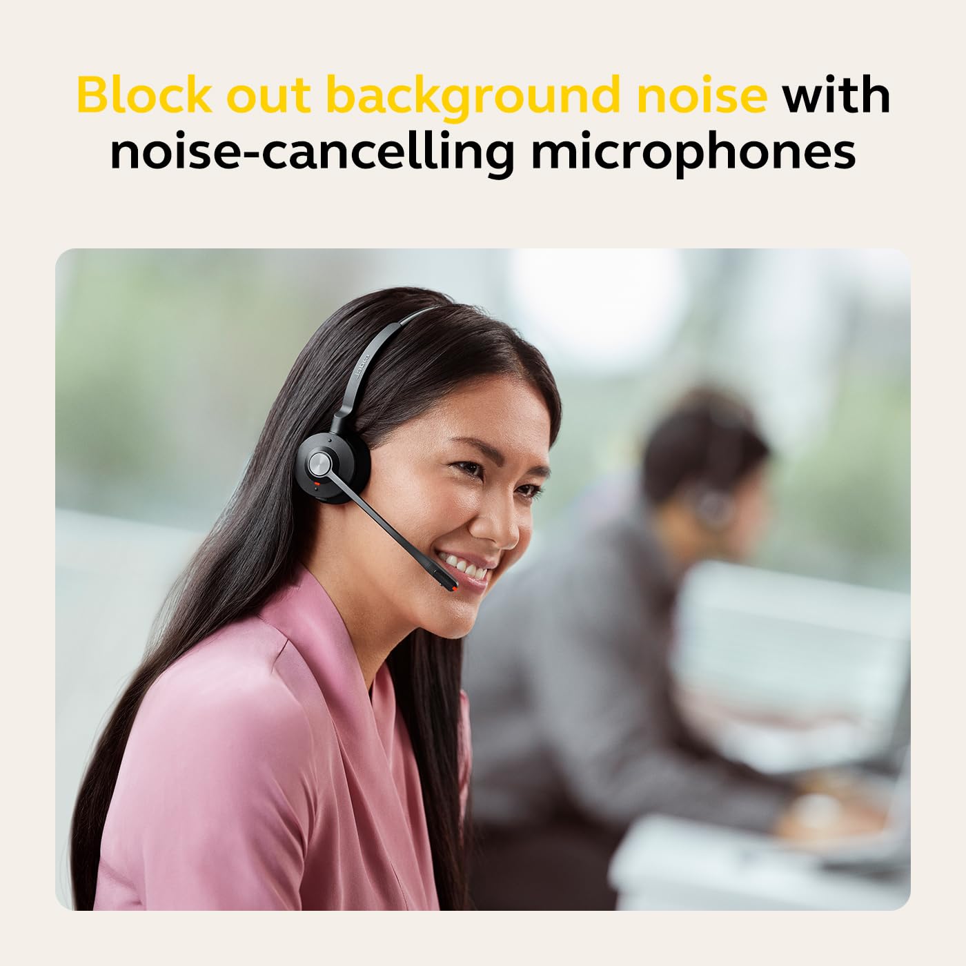 Jabra Engage 55 Mono Wireless Headset With Dect Adapter And Charging Stand   Noise Cancelling Mic, Extensive Range   Certified F