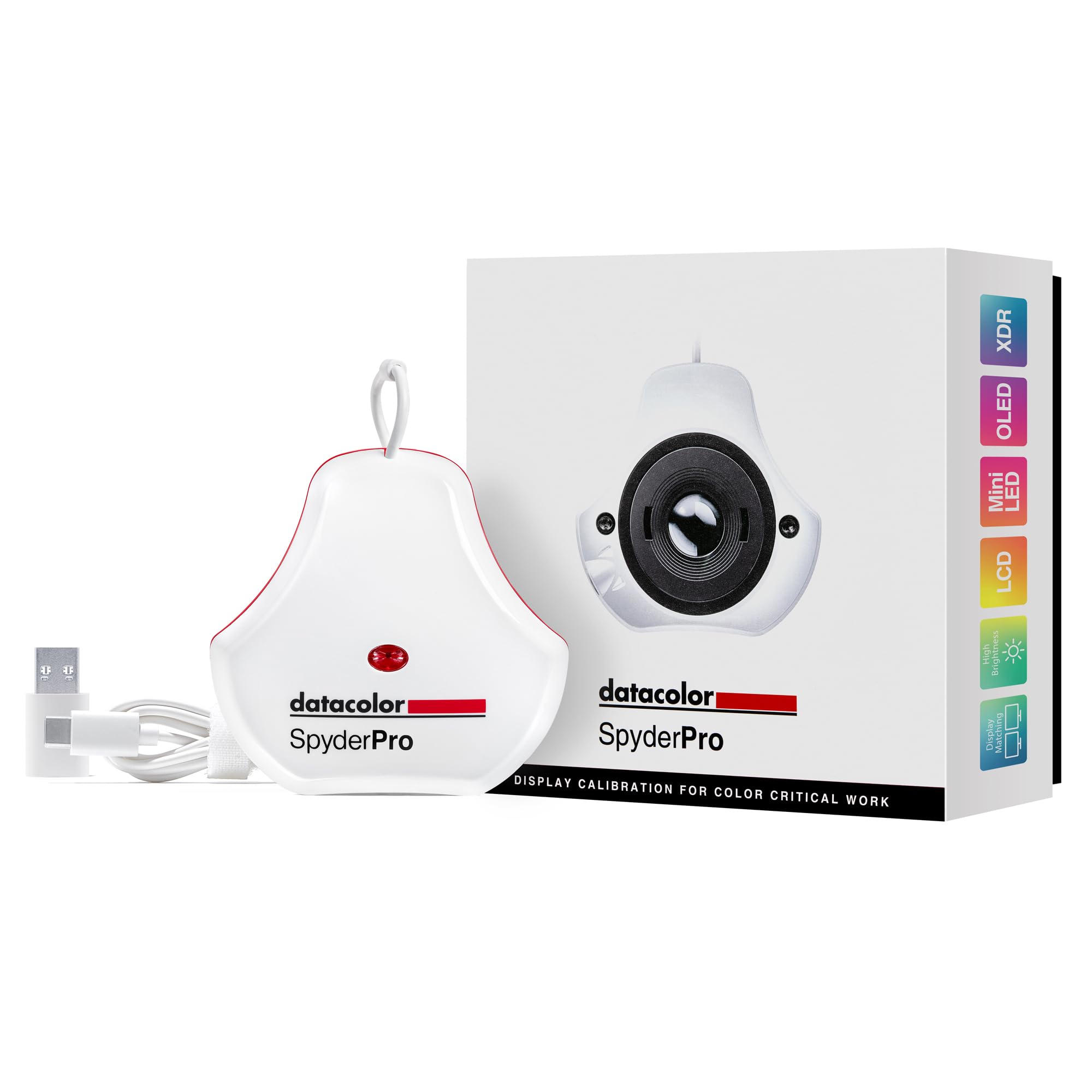 2024 Version Datacolor Spyderpro Monitor Calibration Tool: Ensures Accurate Color When Viewing And Editing Photos & Videos