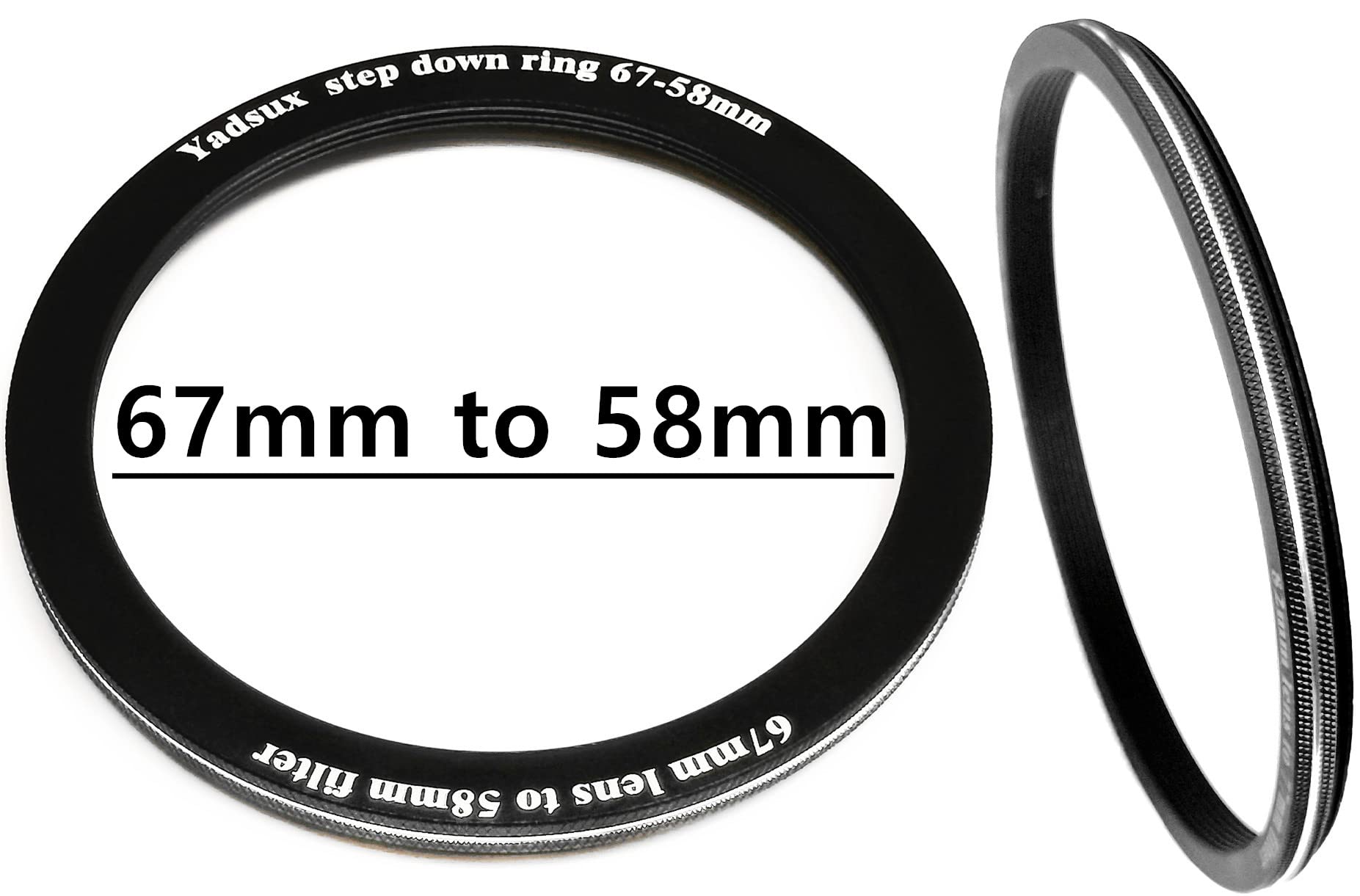 67Mm To 58Mm Step Down Ring Filter Adapter,72 Size Models