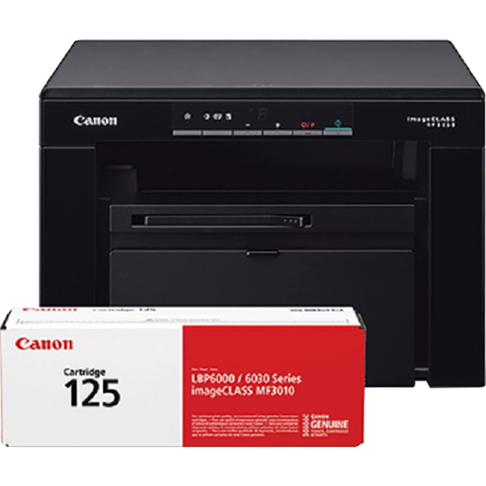 Canon imageCLASS MF3010 VP - Wired Monochrome Multifunction Laser Printer with Scanner, Copier, USB Cable Included, Up To 2,300 
