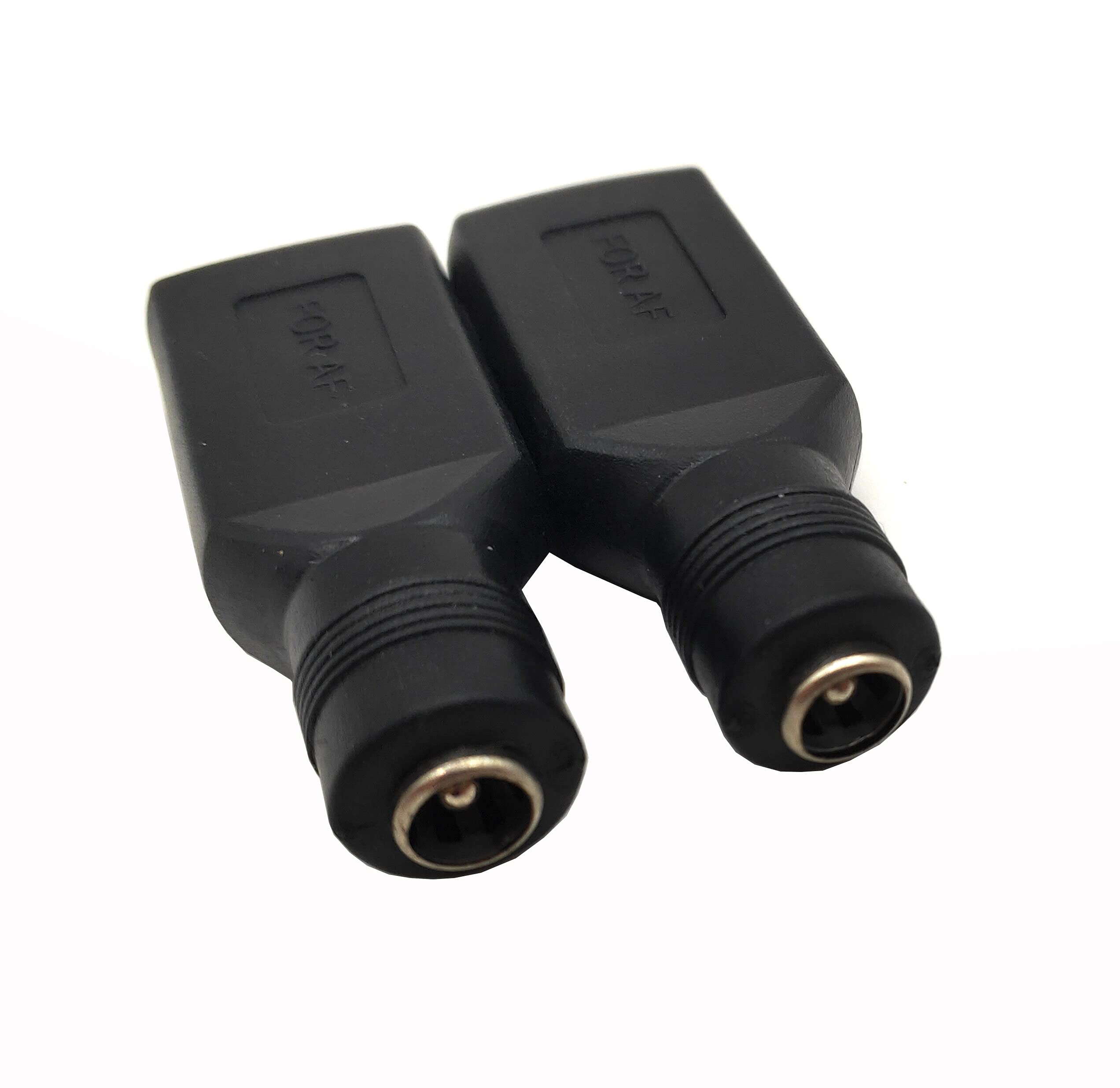 Traovien Usb A To Dc Power Adapter, 2Pcs   Female 5.5X2.1Mm Connectors For Laptop Charging