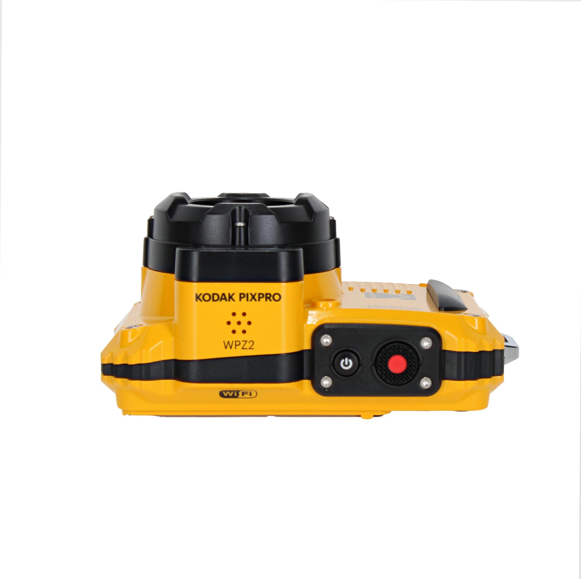 Kodak Pixpro Wpz2 Rugged Waterproof Shockproof Dustproof Wifi Digital Vlogging Camera 16Mp (Yellow) Bundle With 32Gb Memory Card