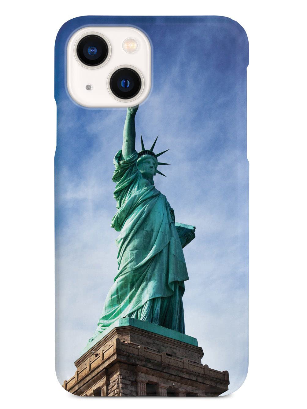 Inspired Cases   3D Textured Iphone 13 Case   Rubber Bumper Cover   Protective Phone Case For Apple Iphone 13   Statue Of Libert