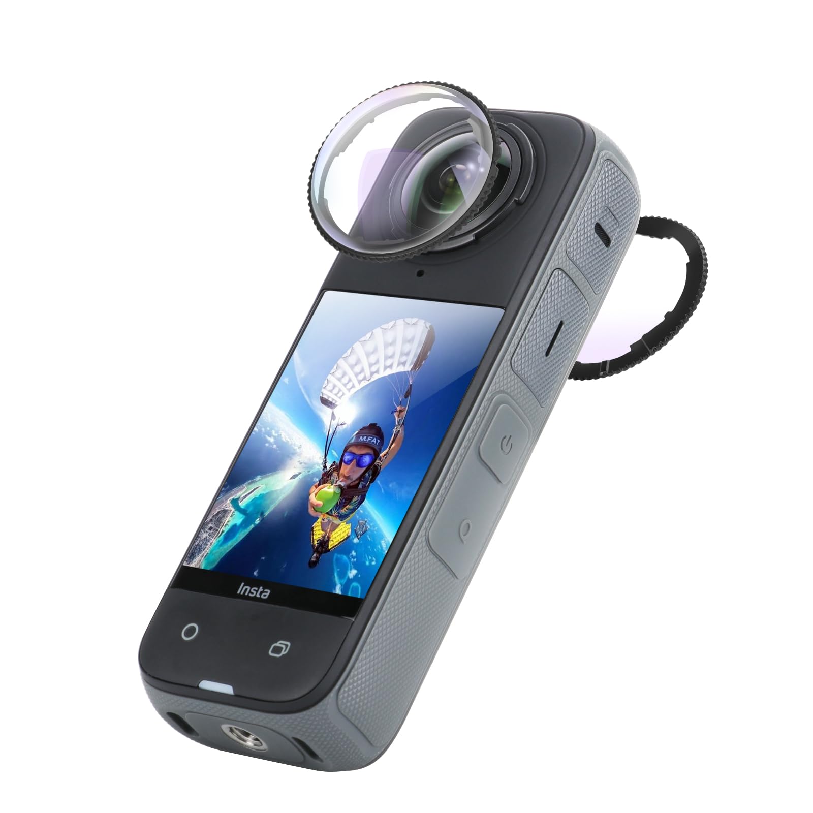 Seasky X4 Premium Lens Guards For Insta360 X4 Camera Accessories Scratch Resistant Optical Coated High Transparency Tempered Gla